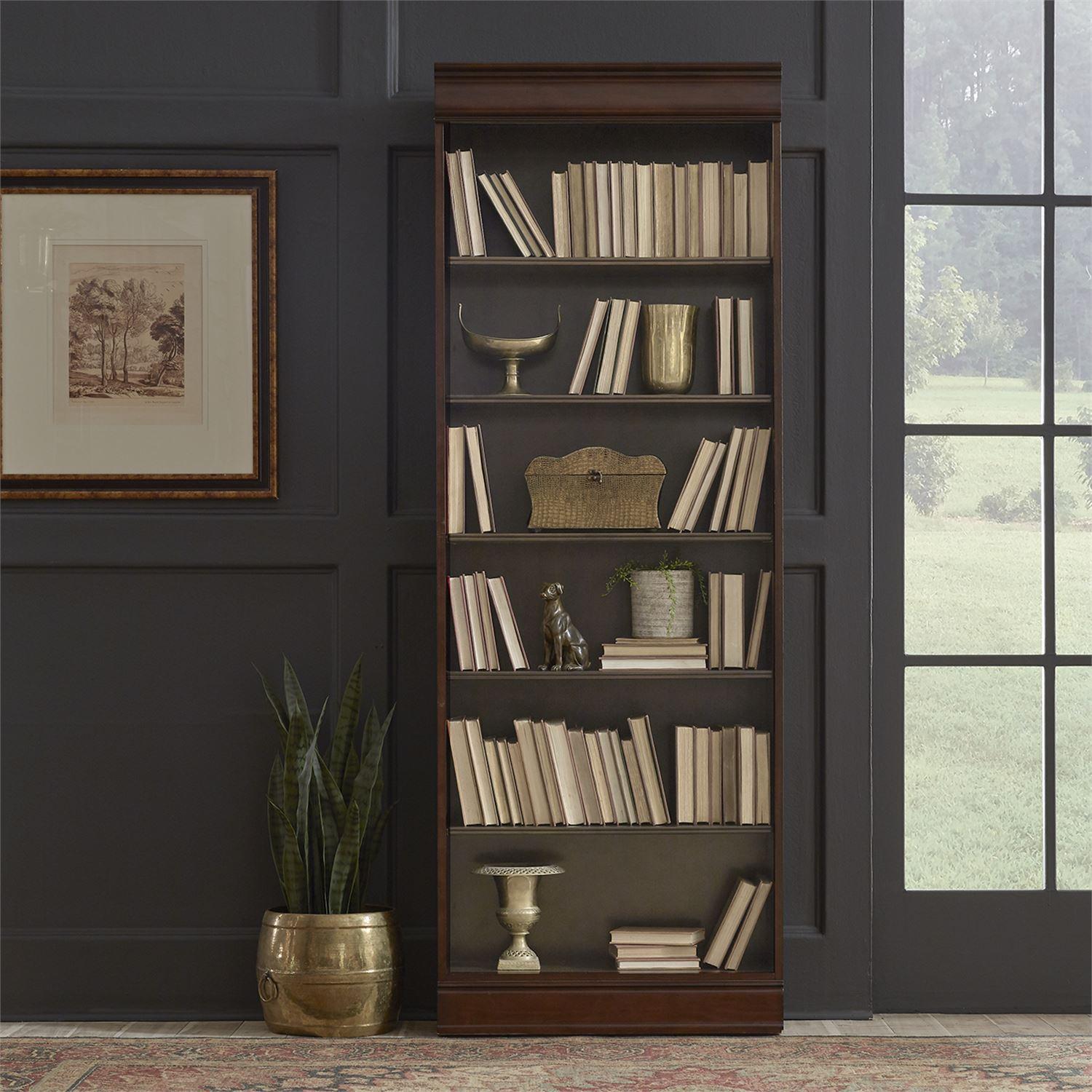  Liberty Furniture Industries Inc. Brayton Manor 273-HO3084-RTA Jr Executive 84 Inch Bookcase IMAGE 8