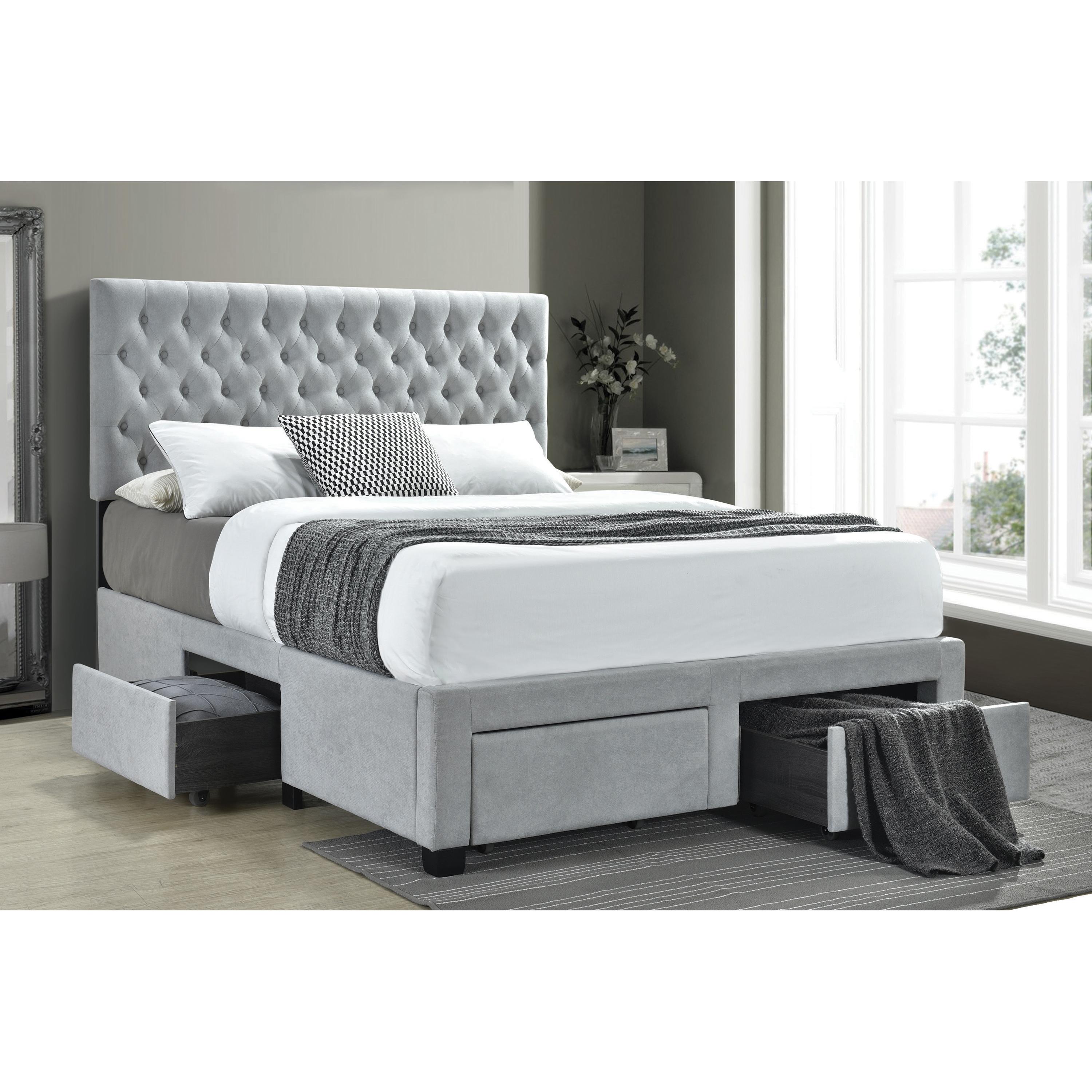  Size_Full --  Coaster Furniture Soledad Upholstered Bed with Storage IMAGE 2