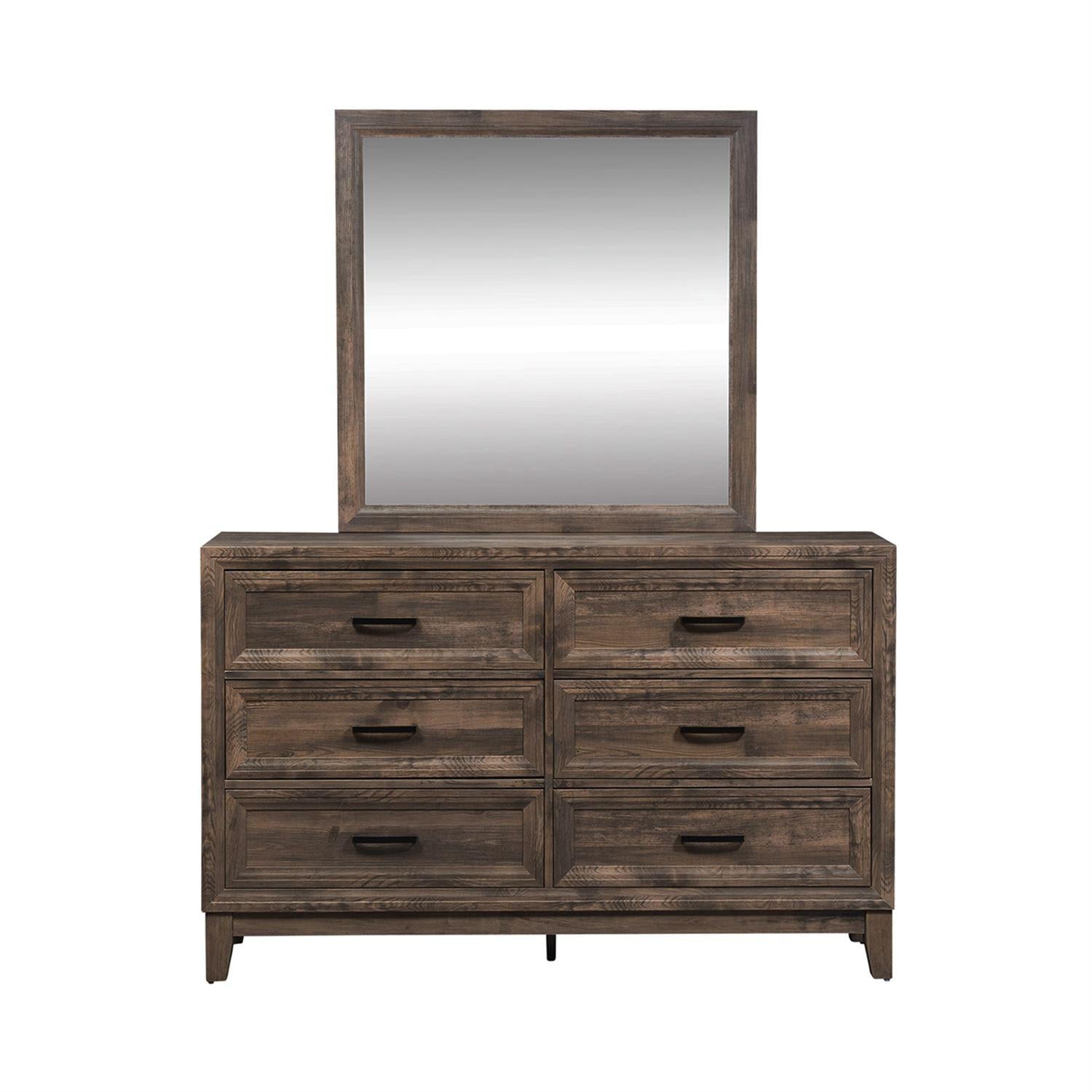  Liberty Furniture Industries Inc. Ridgecrest 384-BR-DM 6-Drawer Dresser with Mirror IMAGE 1