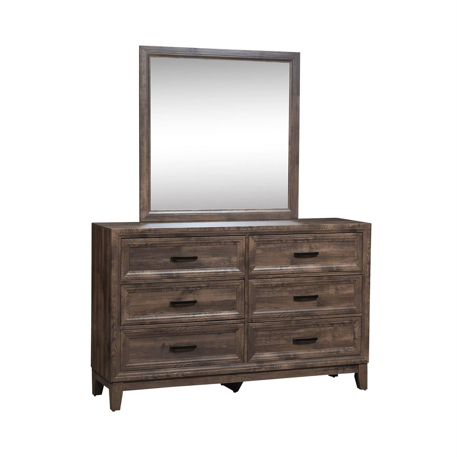 Liberty Furniture Industries Inc. Ridgecrest 384-BR-DM 6-Drawer Dresser with Mirror IMAGE 2