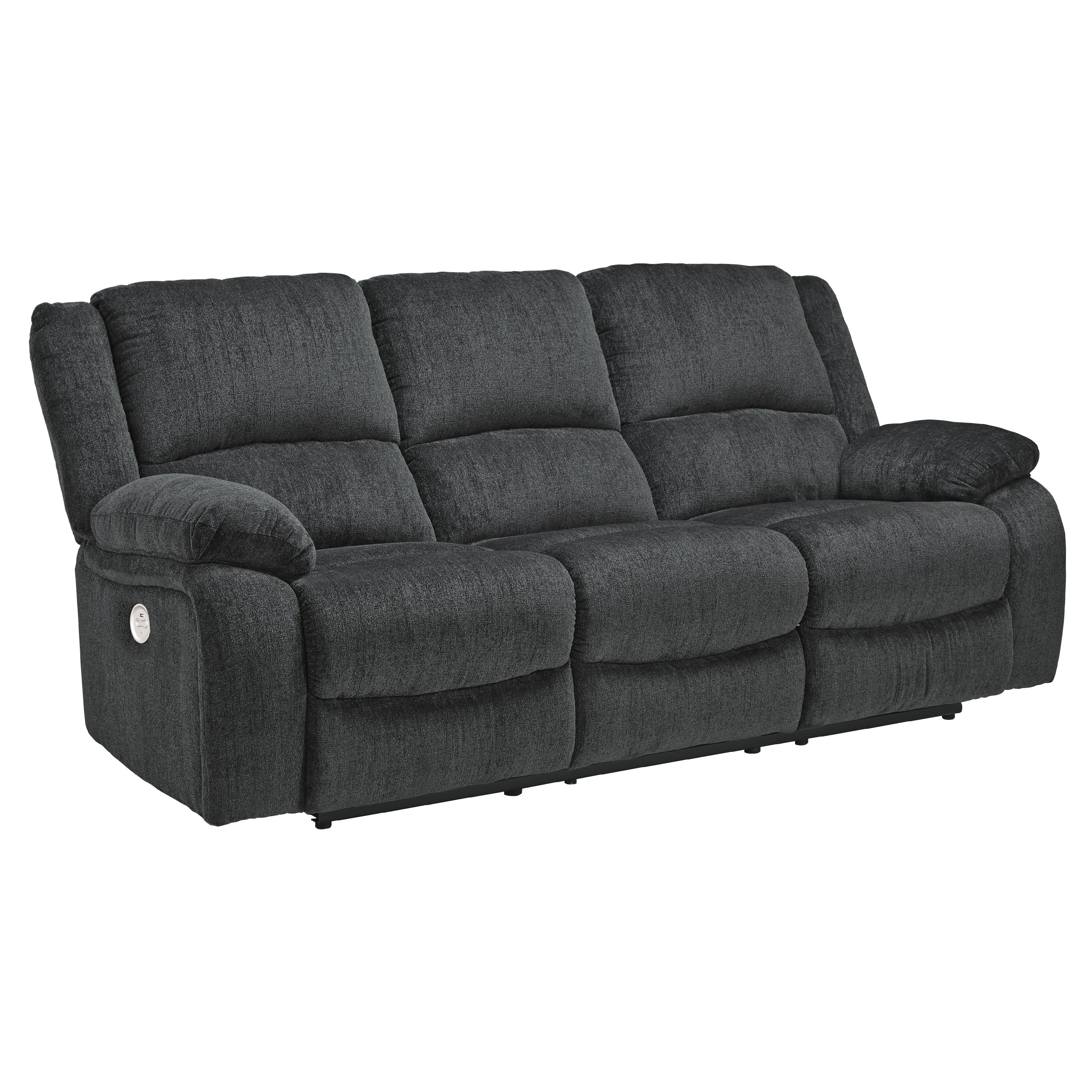  Motion Type_Power Recline --  Signature Design by Ashley Draycoll Reclining Fabric Sofa IMAGE 1
