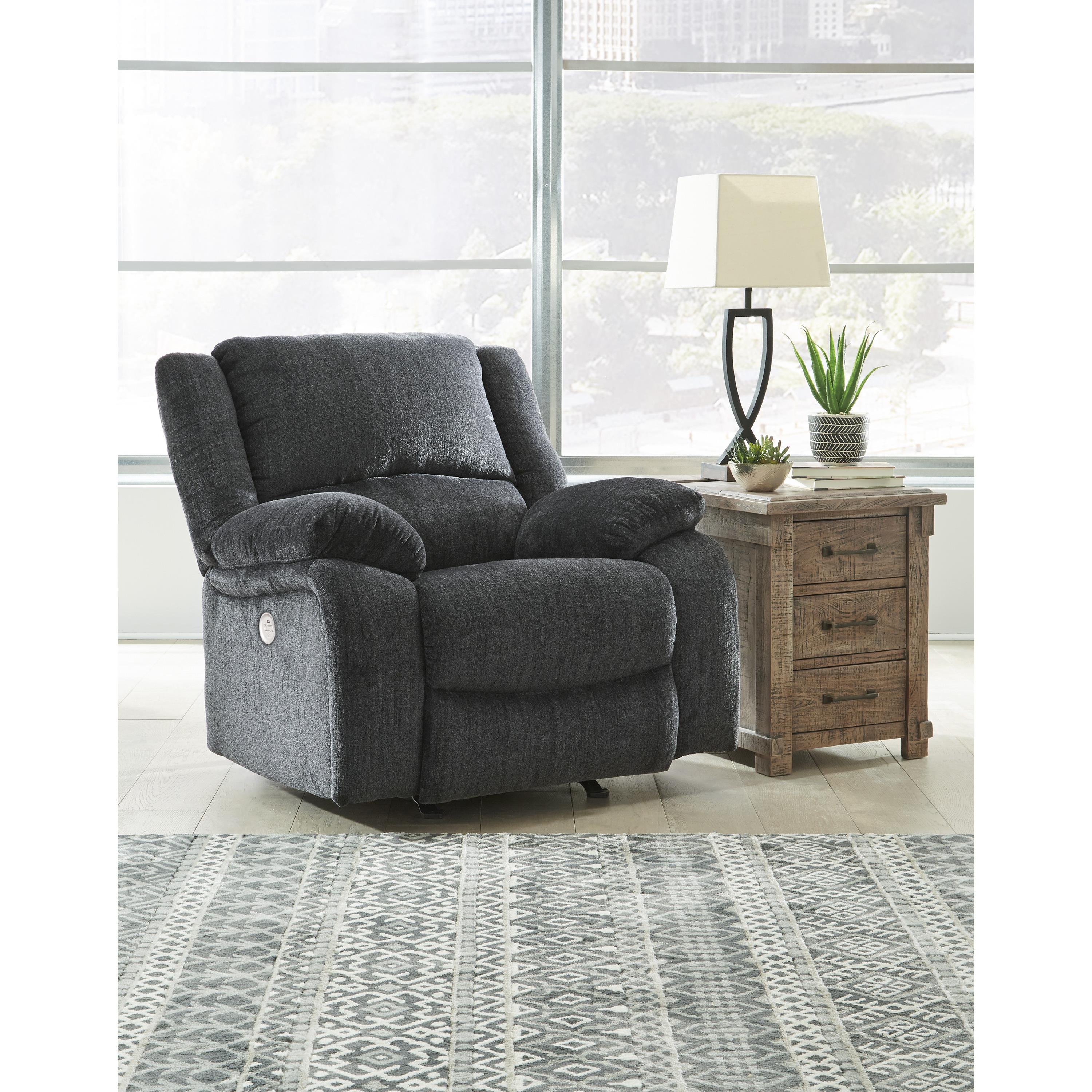  Motion Type_Power --  Draycoll 7650498 Power Rocker Recliner IMAGE 5