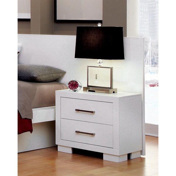 Coaster Furniture Jessica 202992/202992P 2-Drawer Nightstand with Back Panel