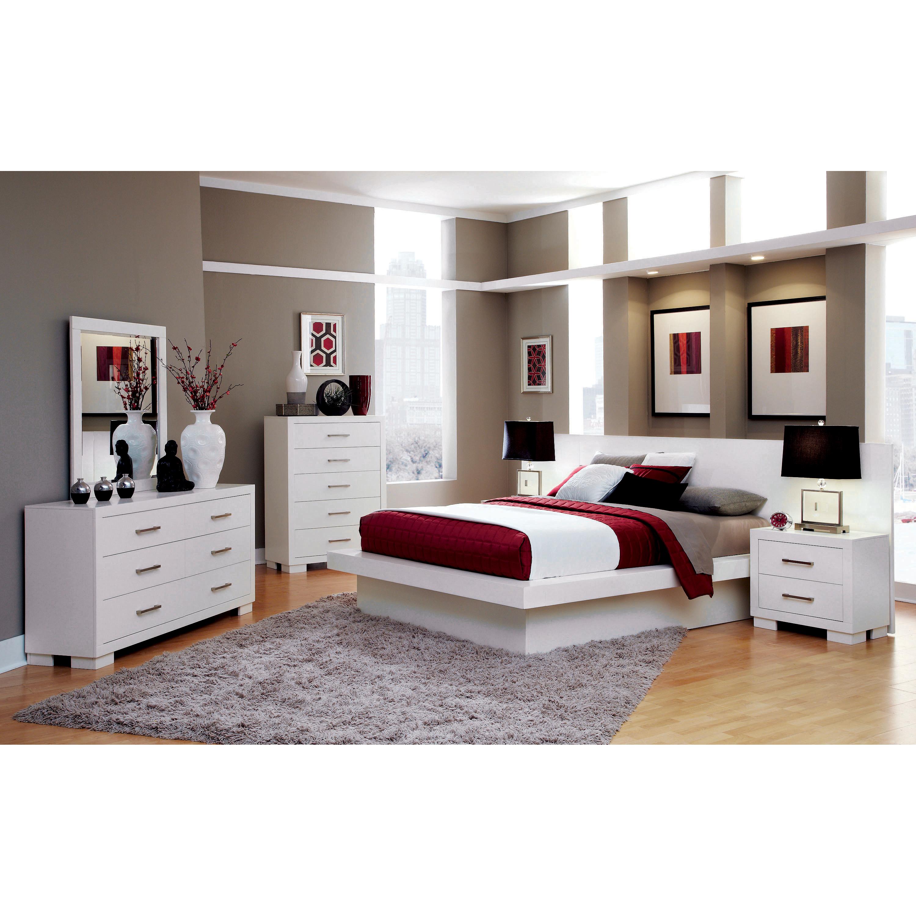  Coaster Furniture Jessica 202992/202992P 2-Drawer Nightstand with Back Panel IMAGE 4