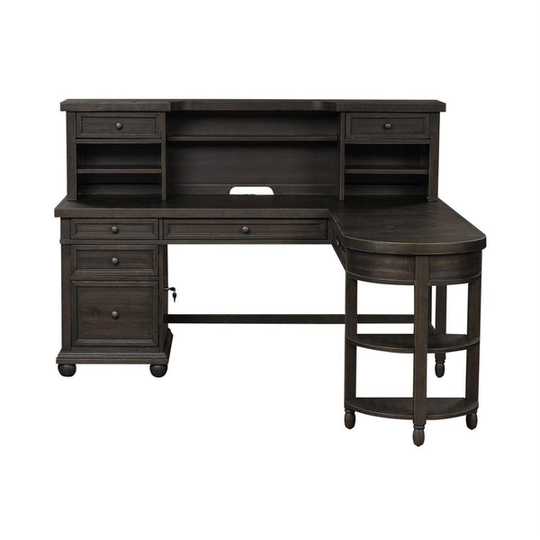 Liberty Furniture Industries Inc. Harvest Home 879-HO-LSD L Shaped Desk Set
