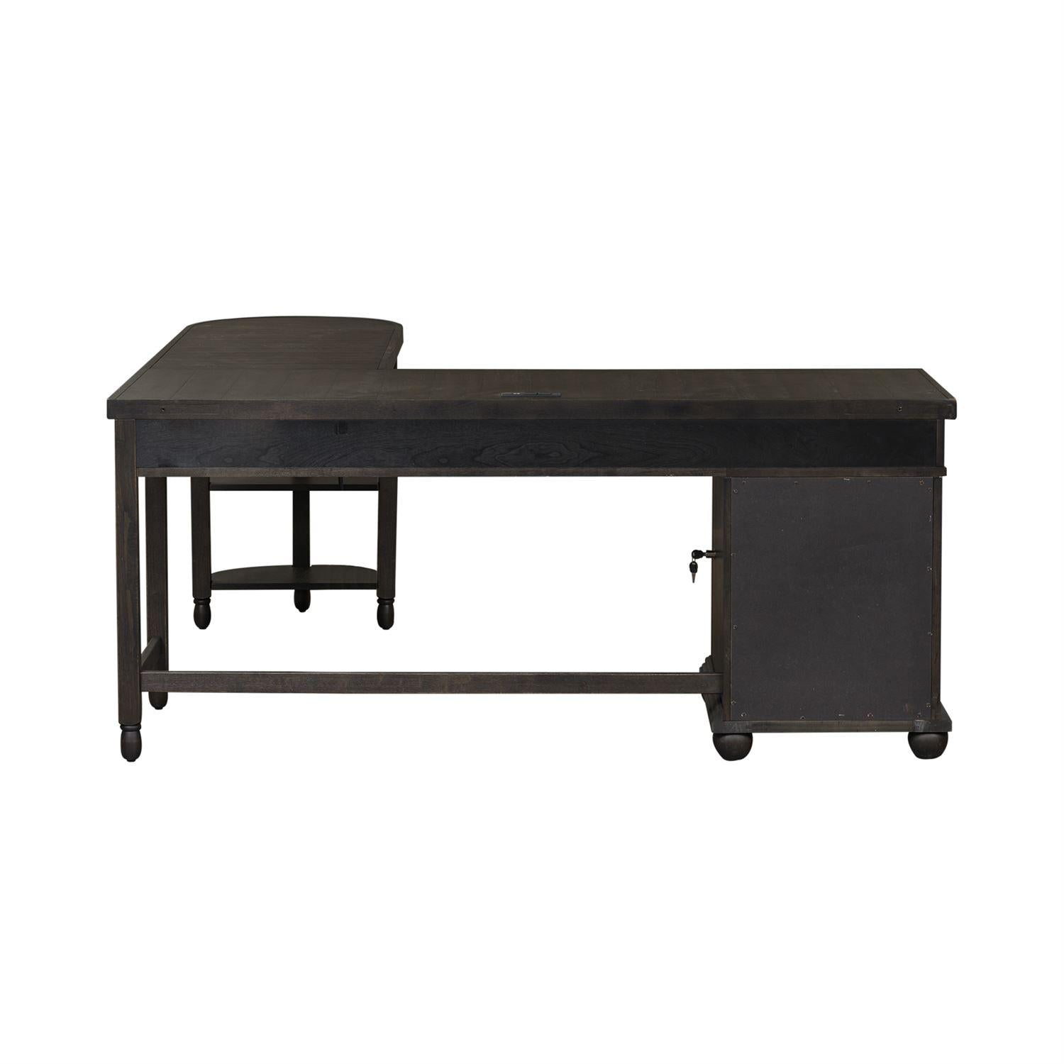  Liberty Furniture Industries Inc. Harvest Home 879-HO-LSD L Shaped Desk Set IMAGE 5