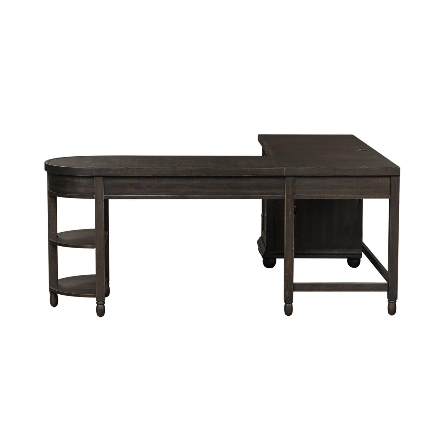  Liberty Furniture Industries Inc. Harvest Home 879-HO-LSD L Shaped Desk Set IMAGE 6