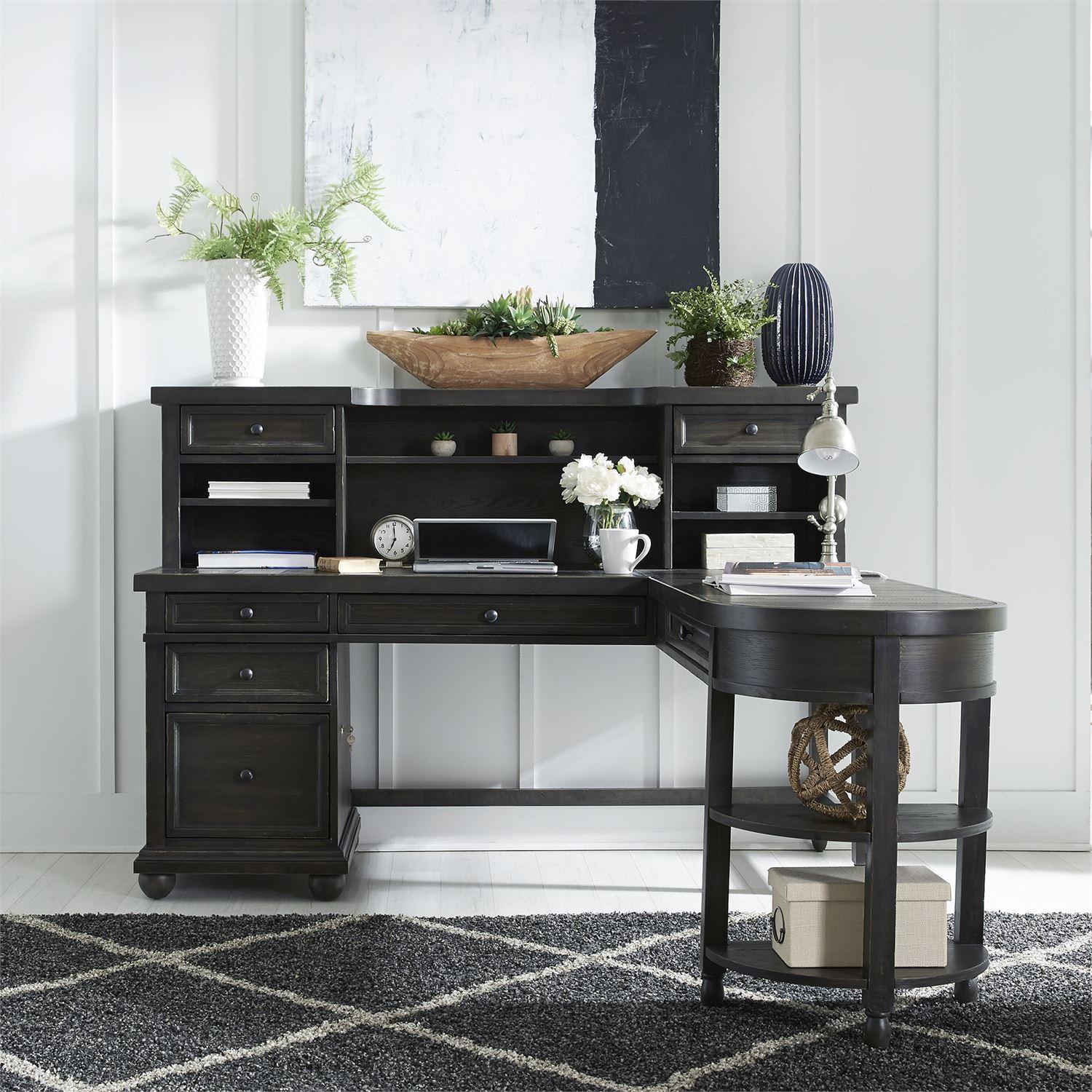  Liberty Furniture Industries Inc. Harvest Home 879-HO-LSD L Shaped Desk Set IMAGE 8