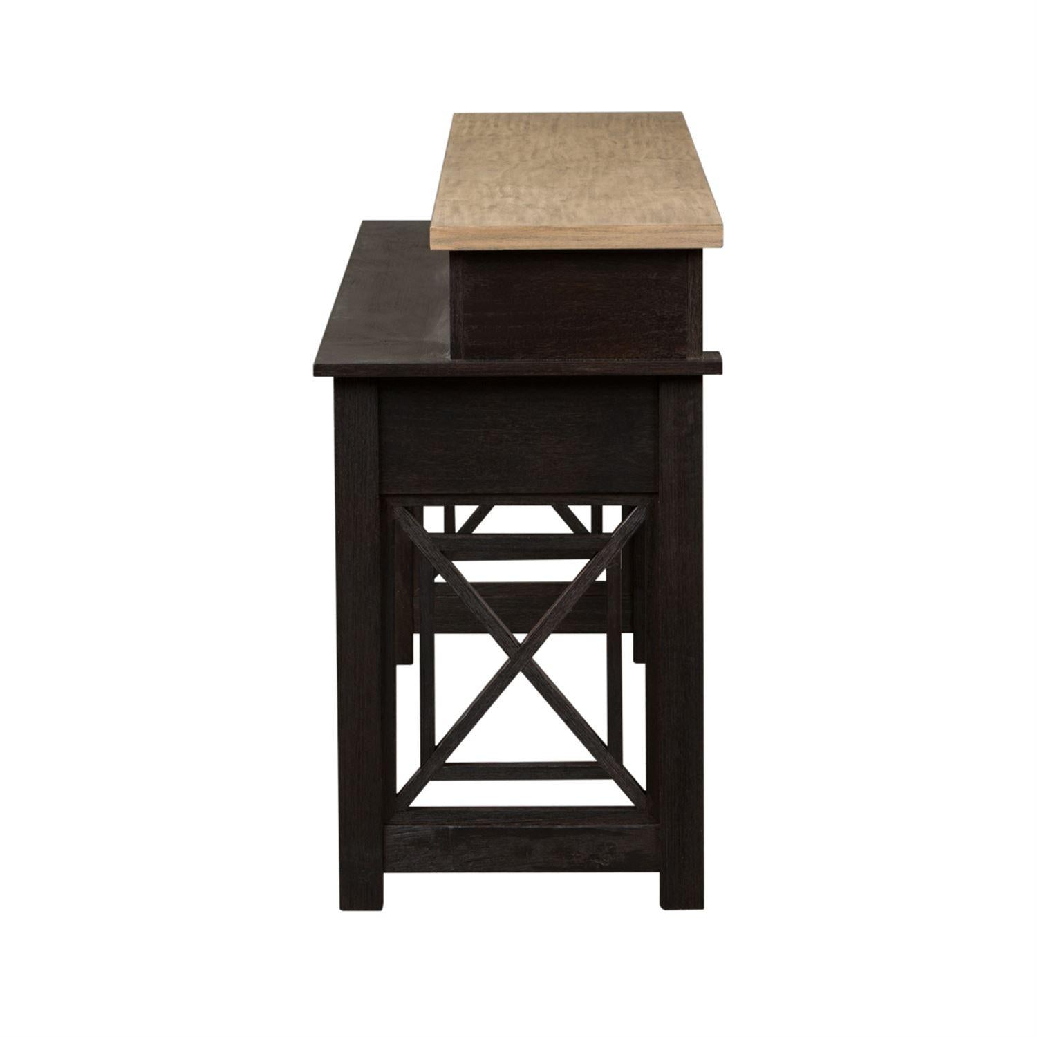  Liberty Furniture Industries Inc. Heatherbrook 422-OT7436 Console Bar Table IMAGE 3