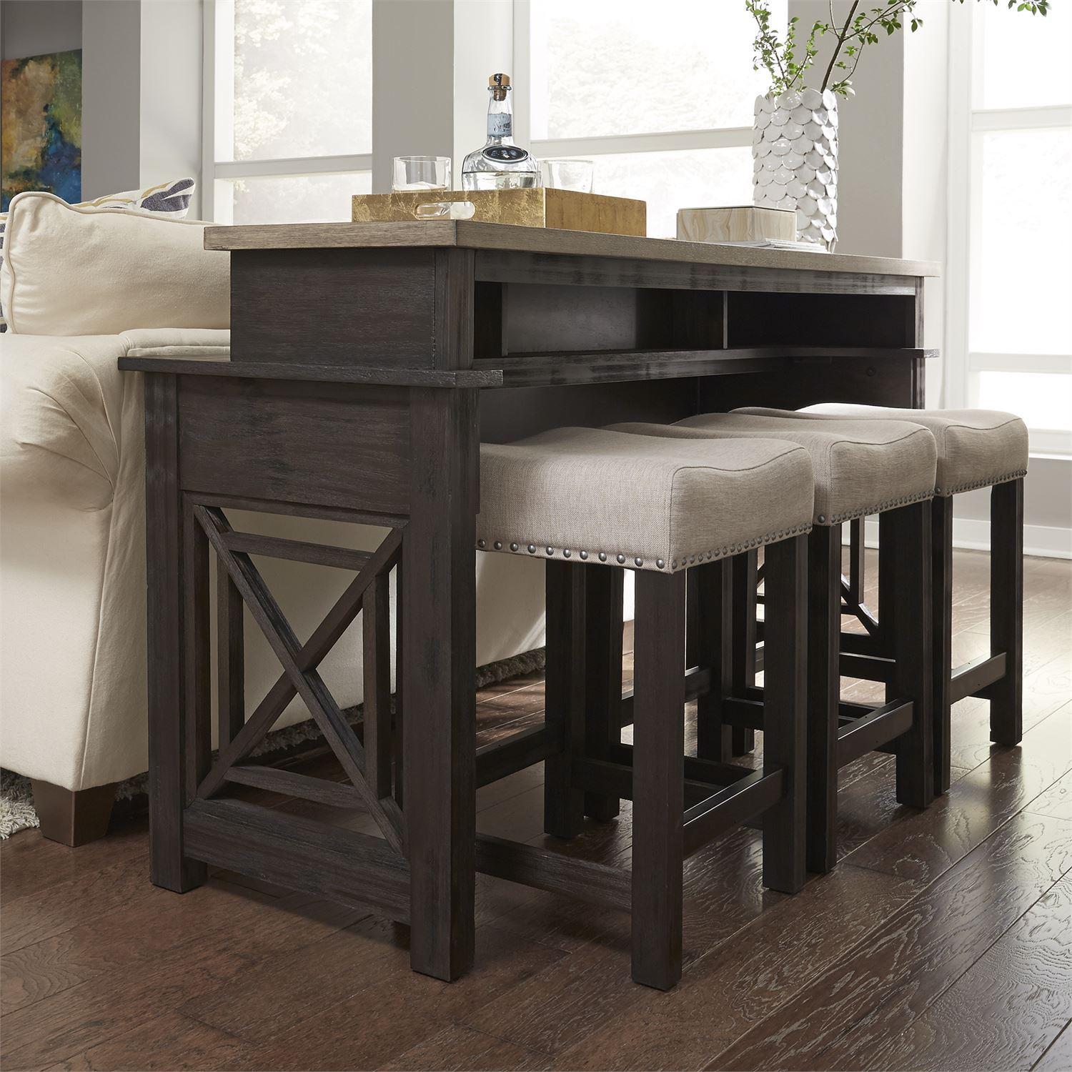  Liberty Furniture Industries Inc. Heatherbrook 422-OT7436 Console Bar Table IMAGE 7