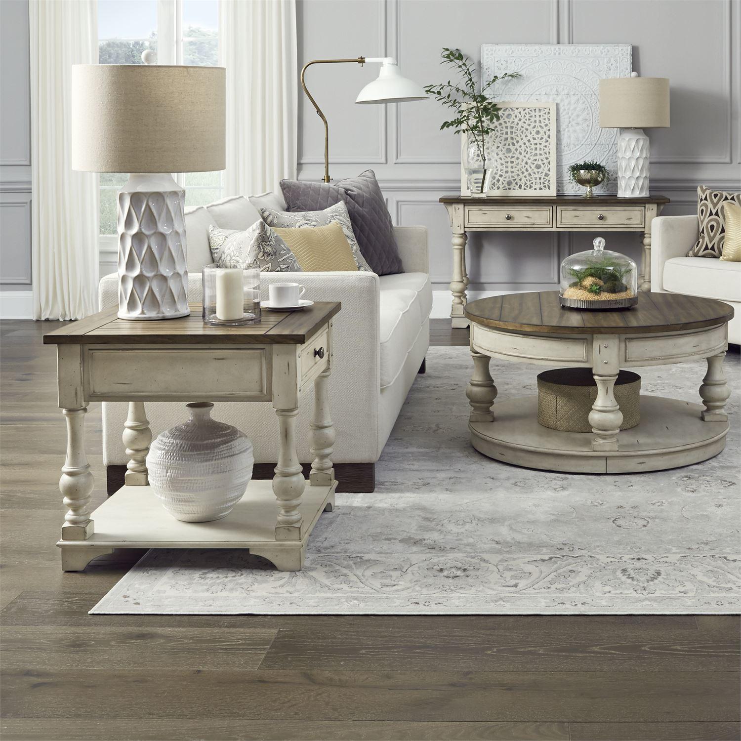  Liberty Furniture Industries Inc. Morgan Creek 498-OT-O3PCS Occasional Table Set IMAGE 1