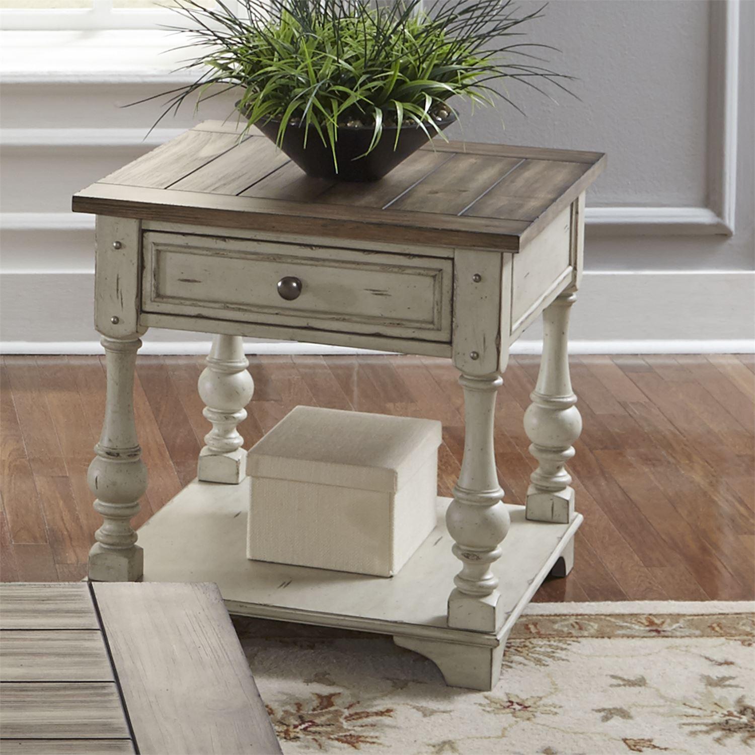  Liberty Furniture Industries Inc. Morgan Creek 498-OT-O3PCS Occasional Table Set IMAGE 3