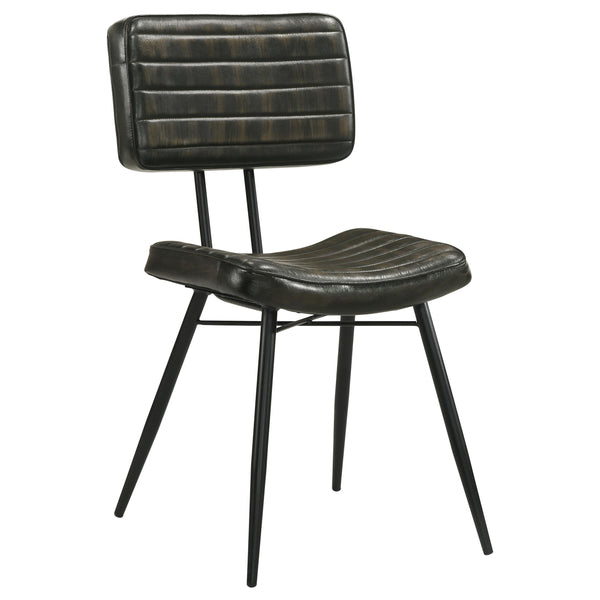 Coaster Furniture Misty 110652 Leather Upholstered Dining Chair - Espresso