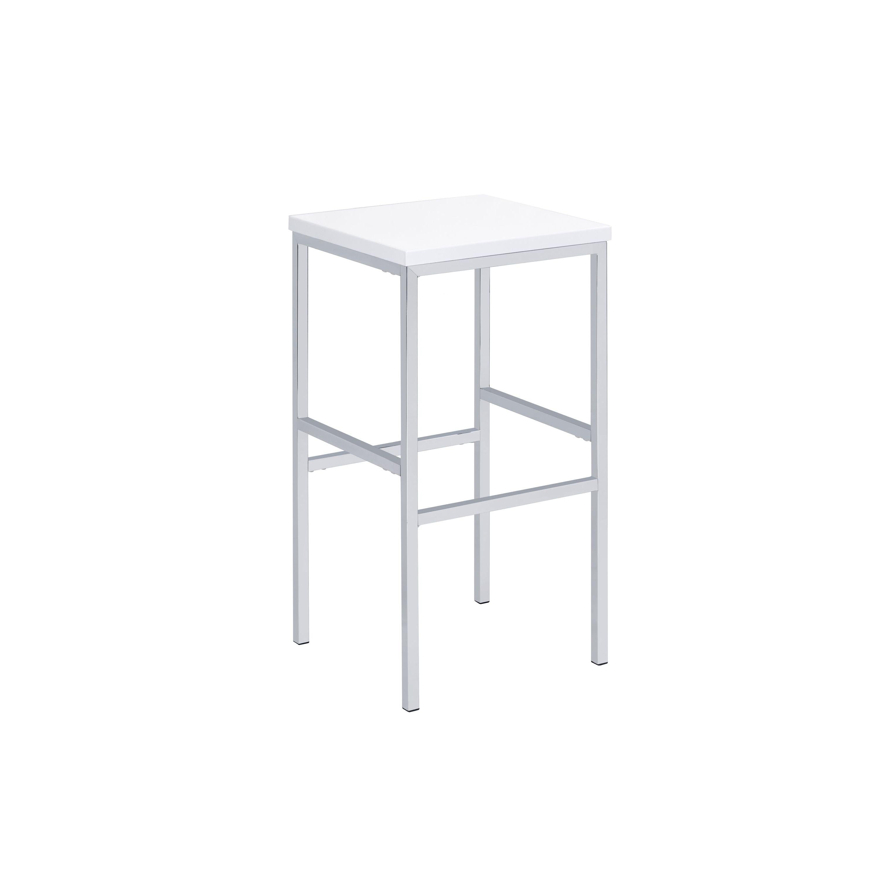  Coaster Furniture Natividad 182525 5-piece Pub Height Bar Table Set - White High Gloss IMAGE 5