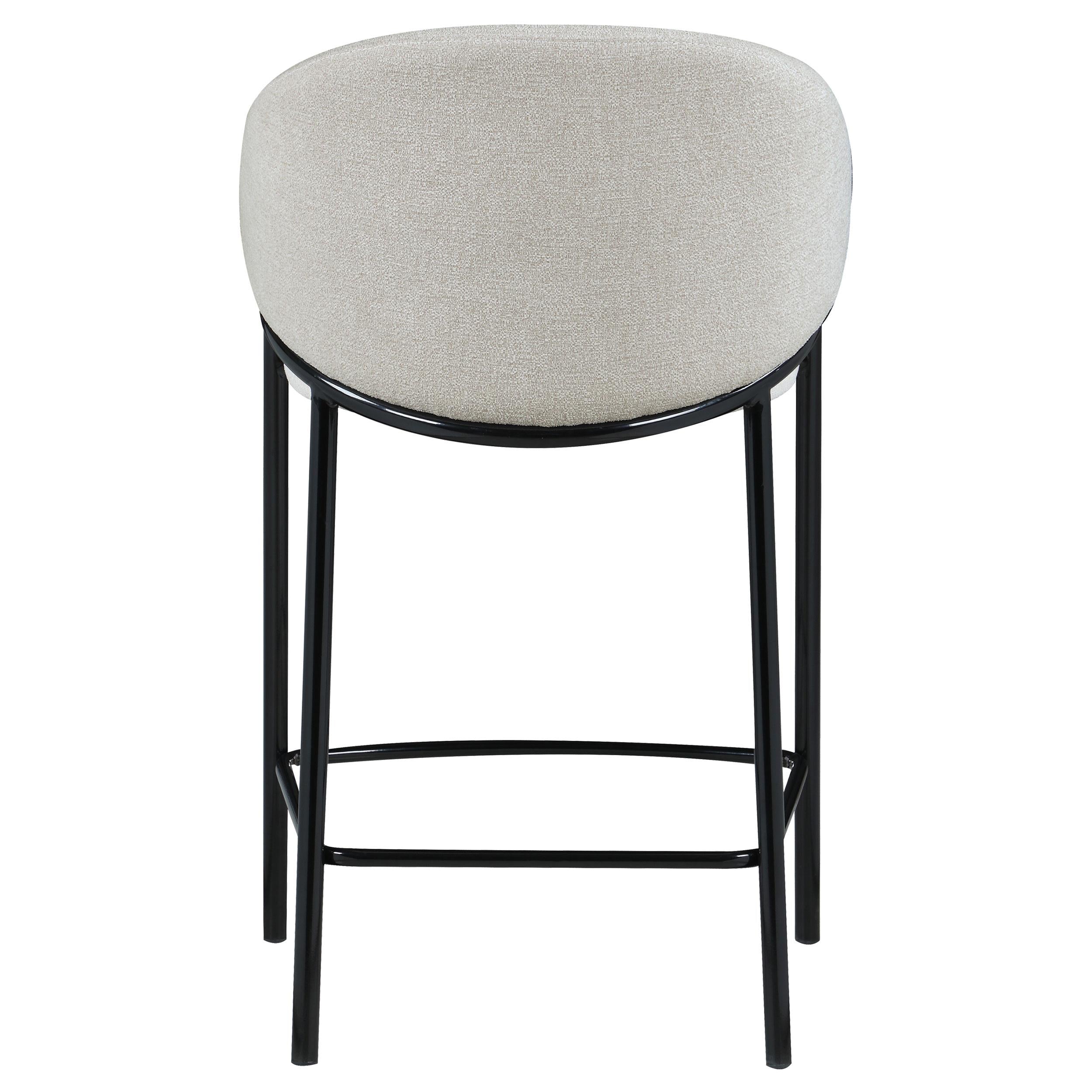  Coaster Furniture Chadwick 183436 Fabric Upholstered Counter Chair - Beige IMAGE 6