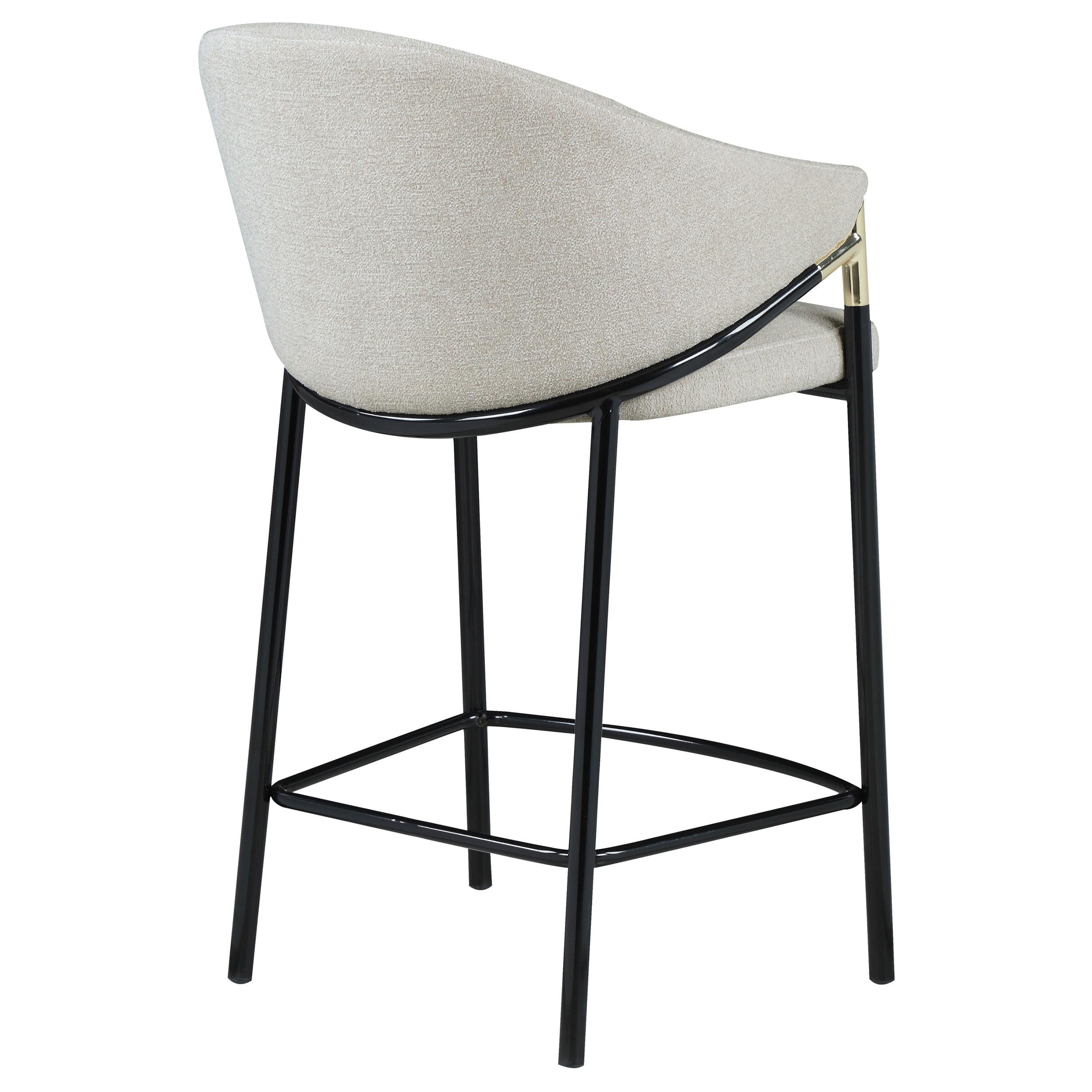  Coaster Furniture Chadwick 183436 Fabric Upholstered Counter Chair - Beige IMAGE 7