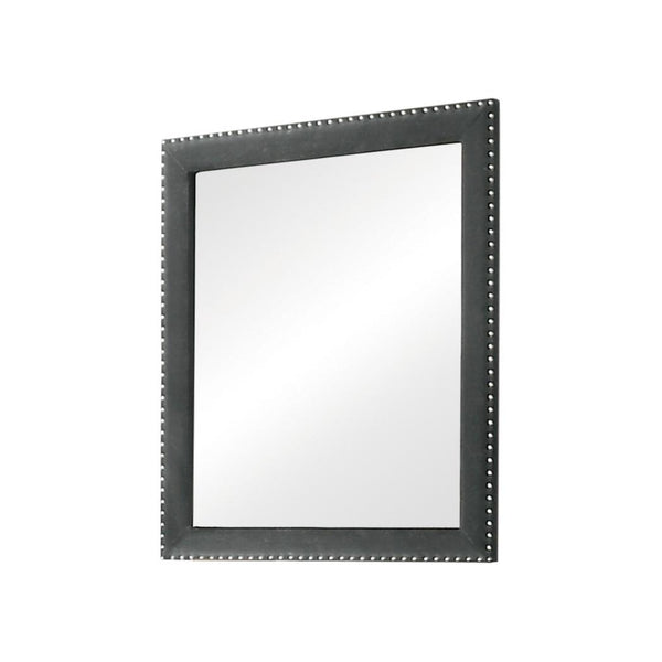 Coaster Furniture Melody 223384 Upholstered Dresser Mirror - Grey