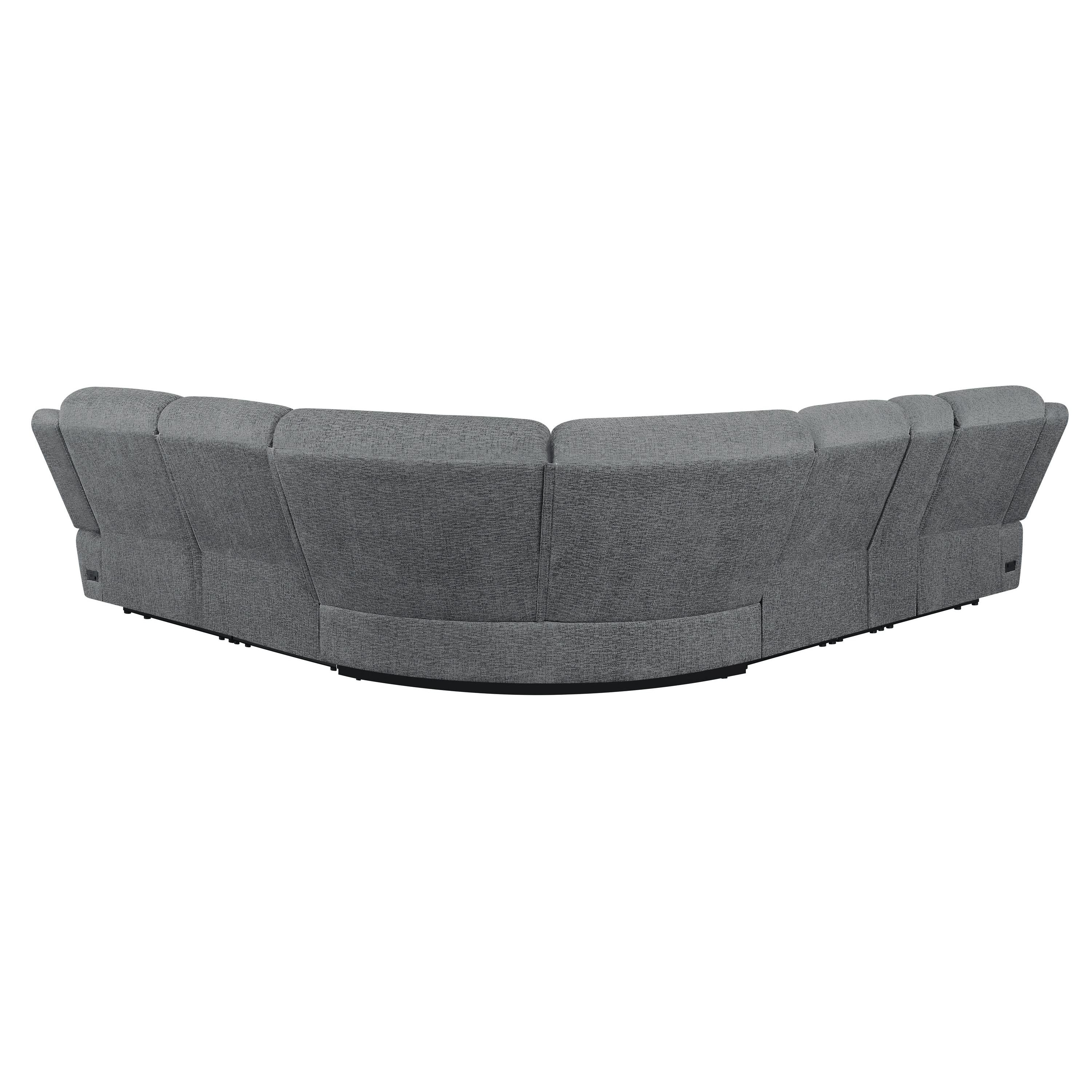  Coaster Furniture Bahrain 609540 6 pc Reclining Sectional IMAGE 3