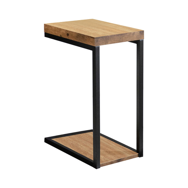 Coaster Furniture Beck 931246 Engineered Wood C-Shape Sofa Side Table - Antique Nutmeg