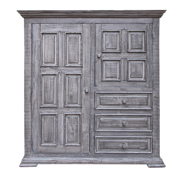 International Furniture Direct Terra Grey IFD1041GMC Gentleman's Chest