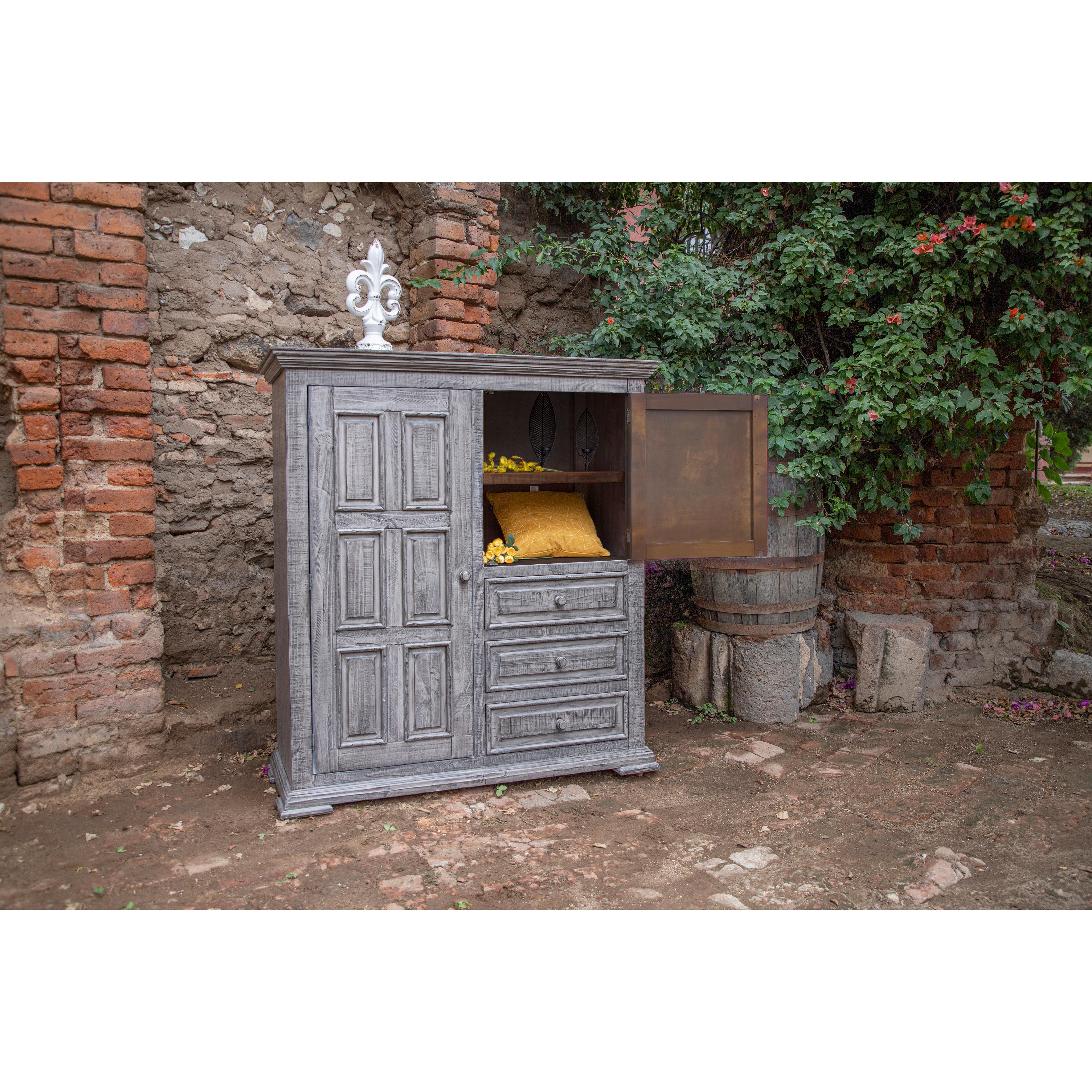  International Furniture Direct Terra Grey IFD1041GMC Gentleman's Chest IMAGE 2