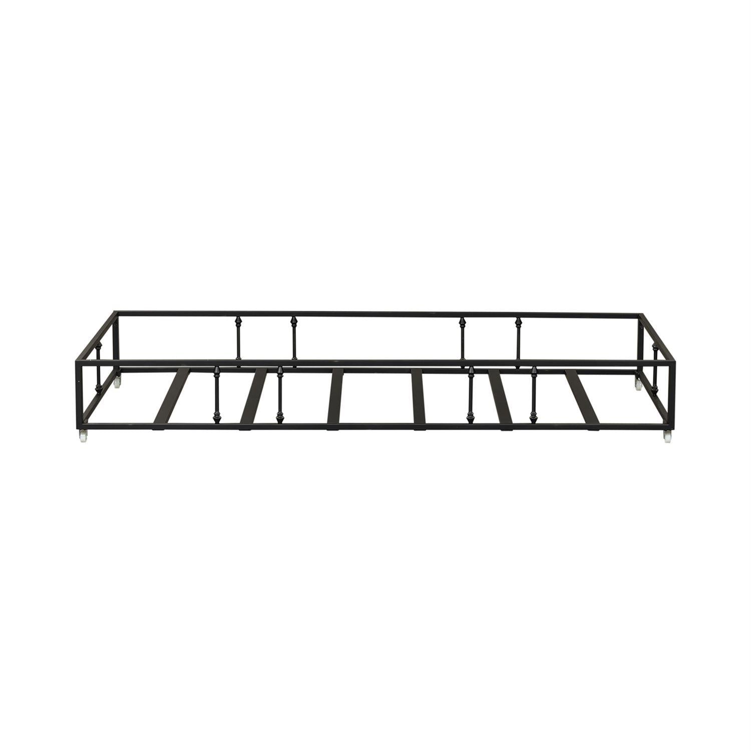 Liberty Furniture Industries Inc. Vintage Series 179-Day Twin Metal Trundle - Black IMAGE 1