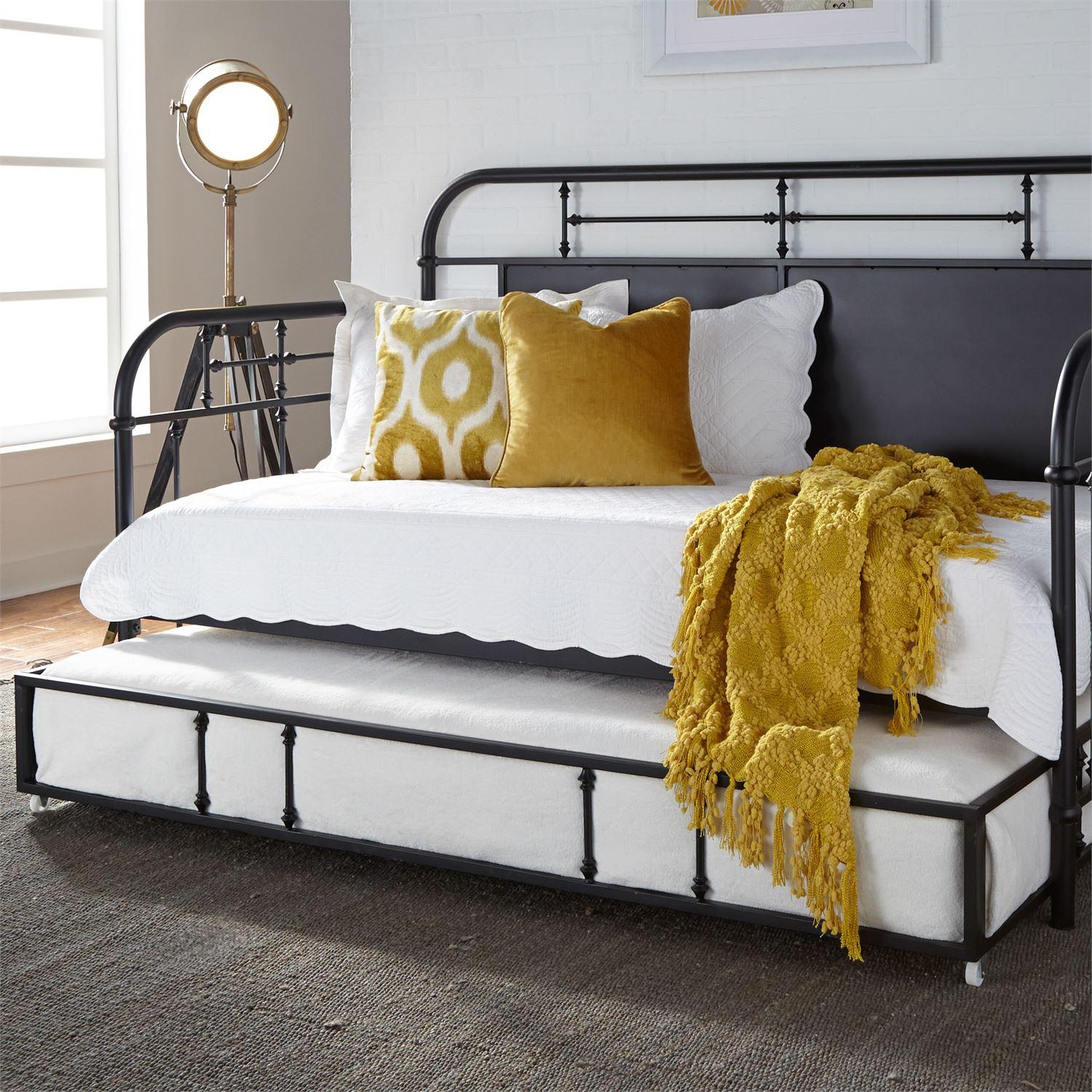  Liberty Furniture Industries Inc. Vintage Series 179-Day Twin Metal Trundle - Black IMAGE 7