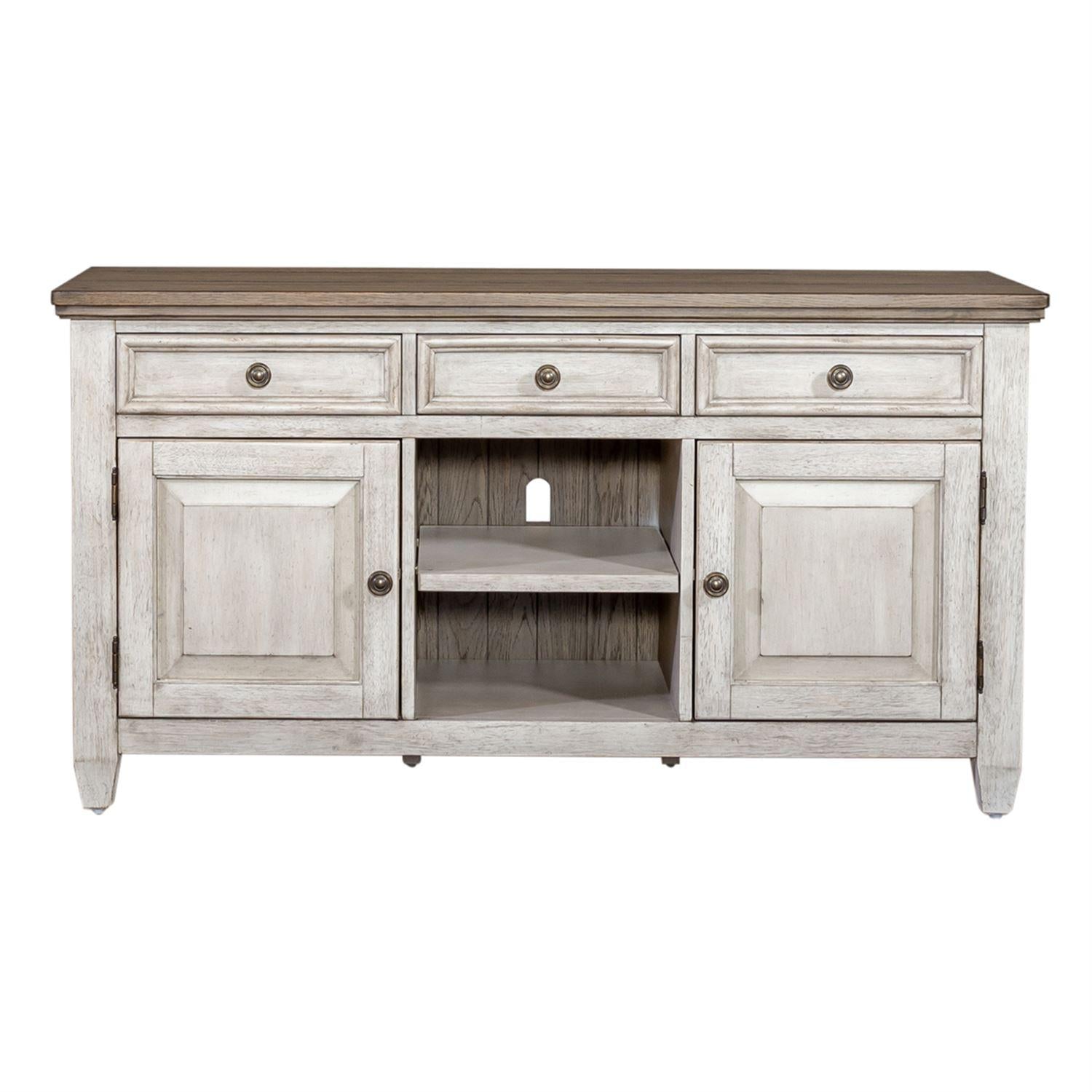  Liberty Furniture Industries Inc. Heartland 824-TV56T 56 Inch Tile TV Console IMAGE 1