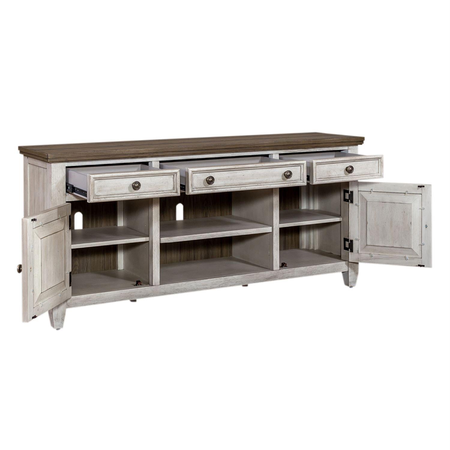  Liberty Furniture Industries Inc. Heartland 824-TV66T 66 Inch Tile TV Console IMAGE 3