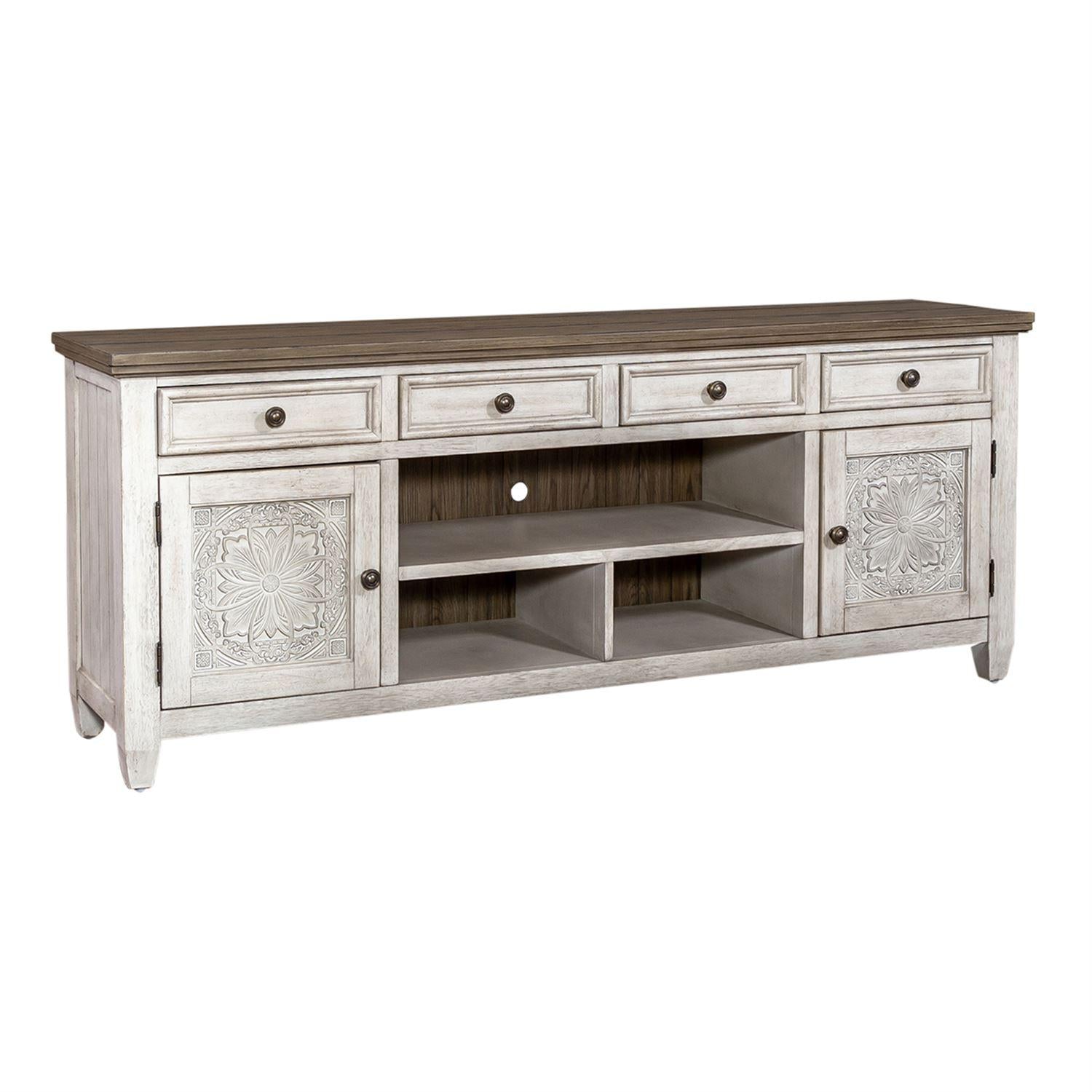  Liberty Furniture Industries Inc. Heartland 824-TV76T 76 Inch Tile TV Console IMAGE 2