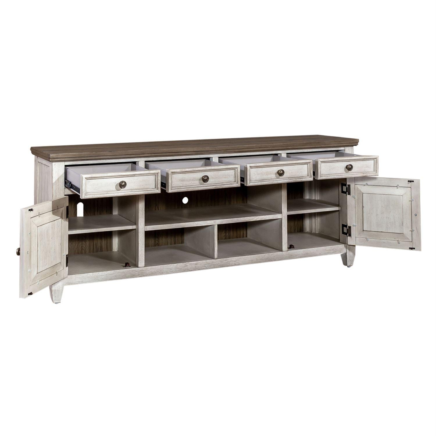  Liberty Furniture Industries Inc. Heartland 824-TV76T 76 Inch Tile TV Console IMAGE 3