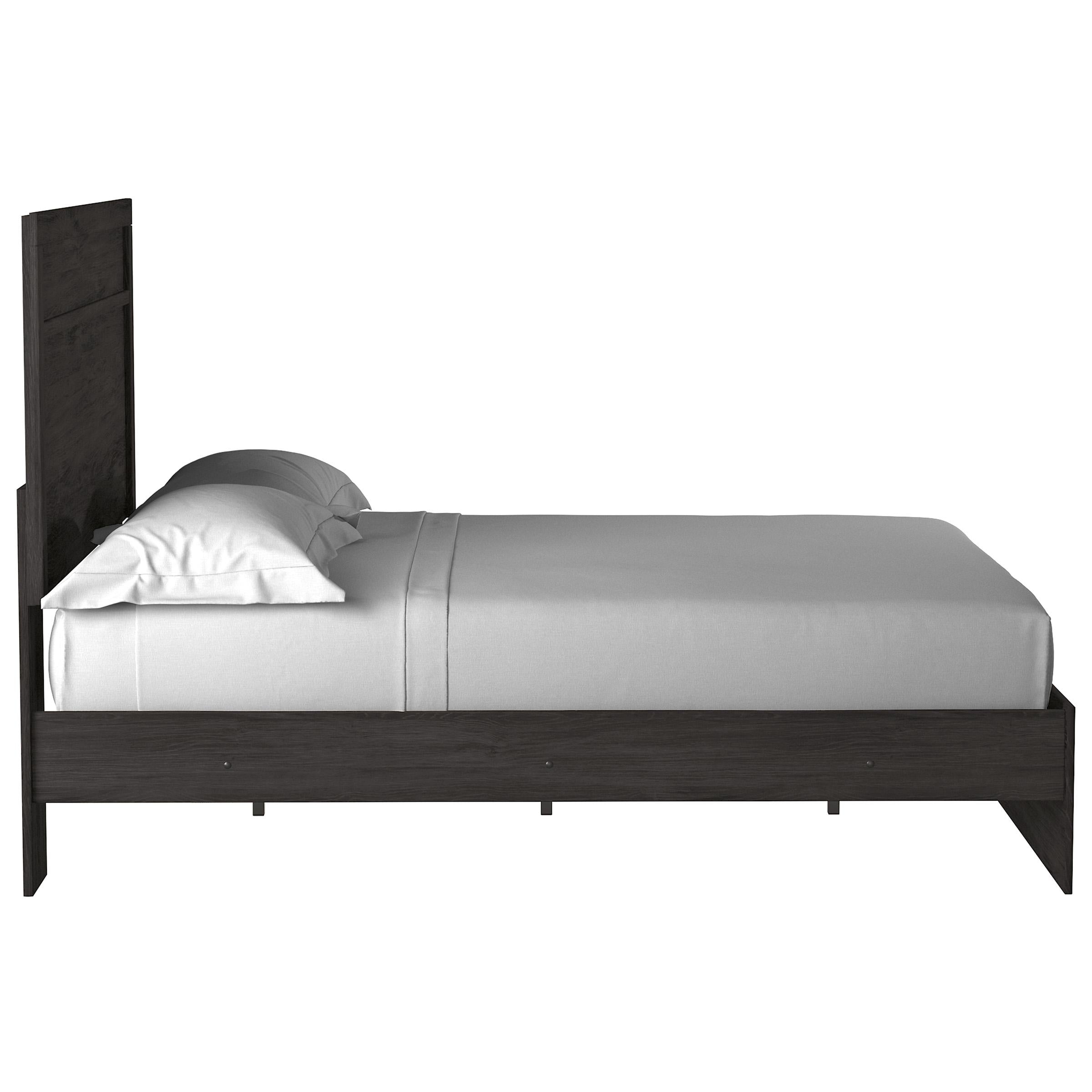  Size_Queen --  Belachime B2589B2 Queen Panel Bed IMAGE 3