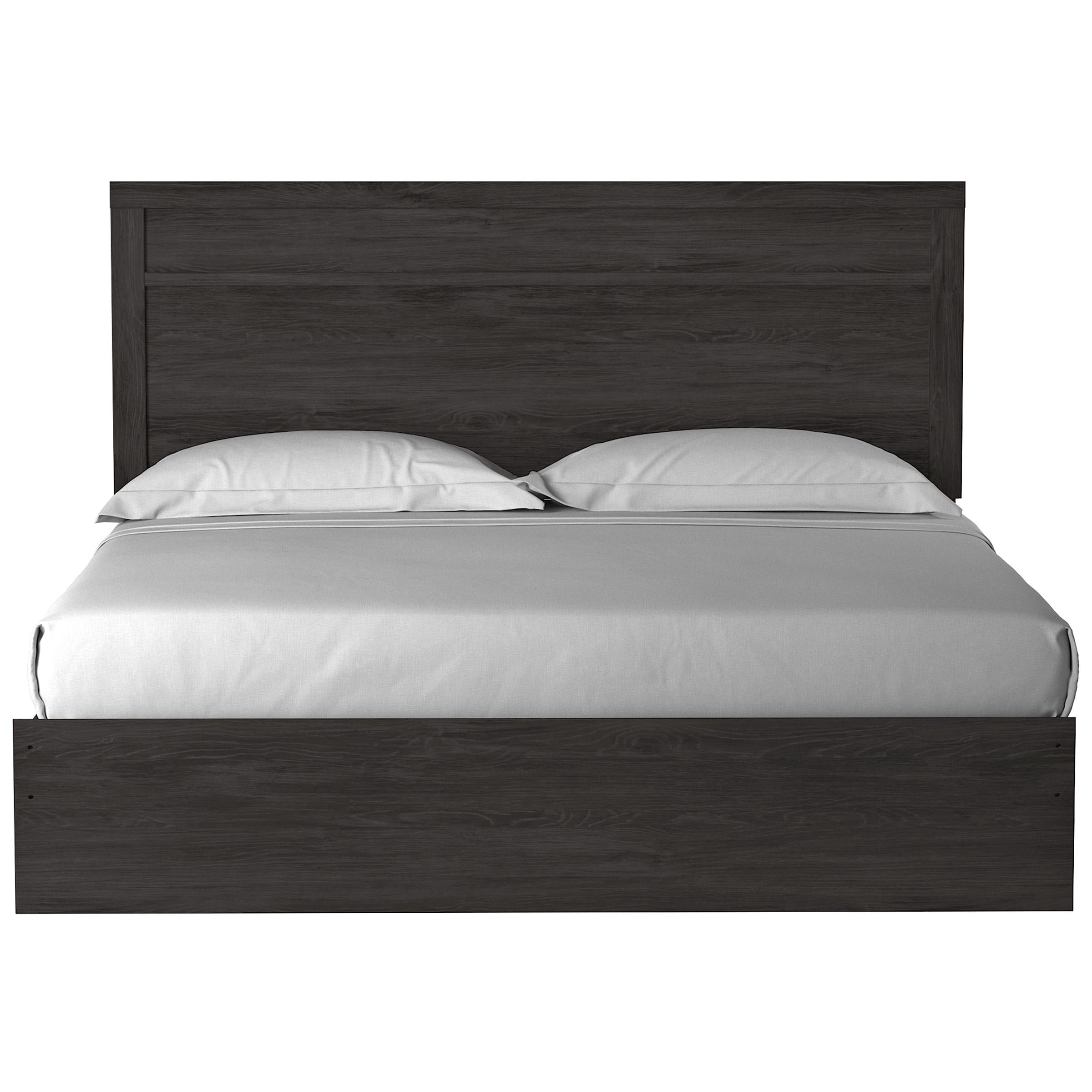  Size_King --  Belachime B2589B4 King Panel Bed IMAGE 2
