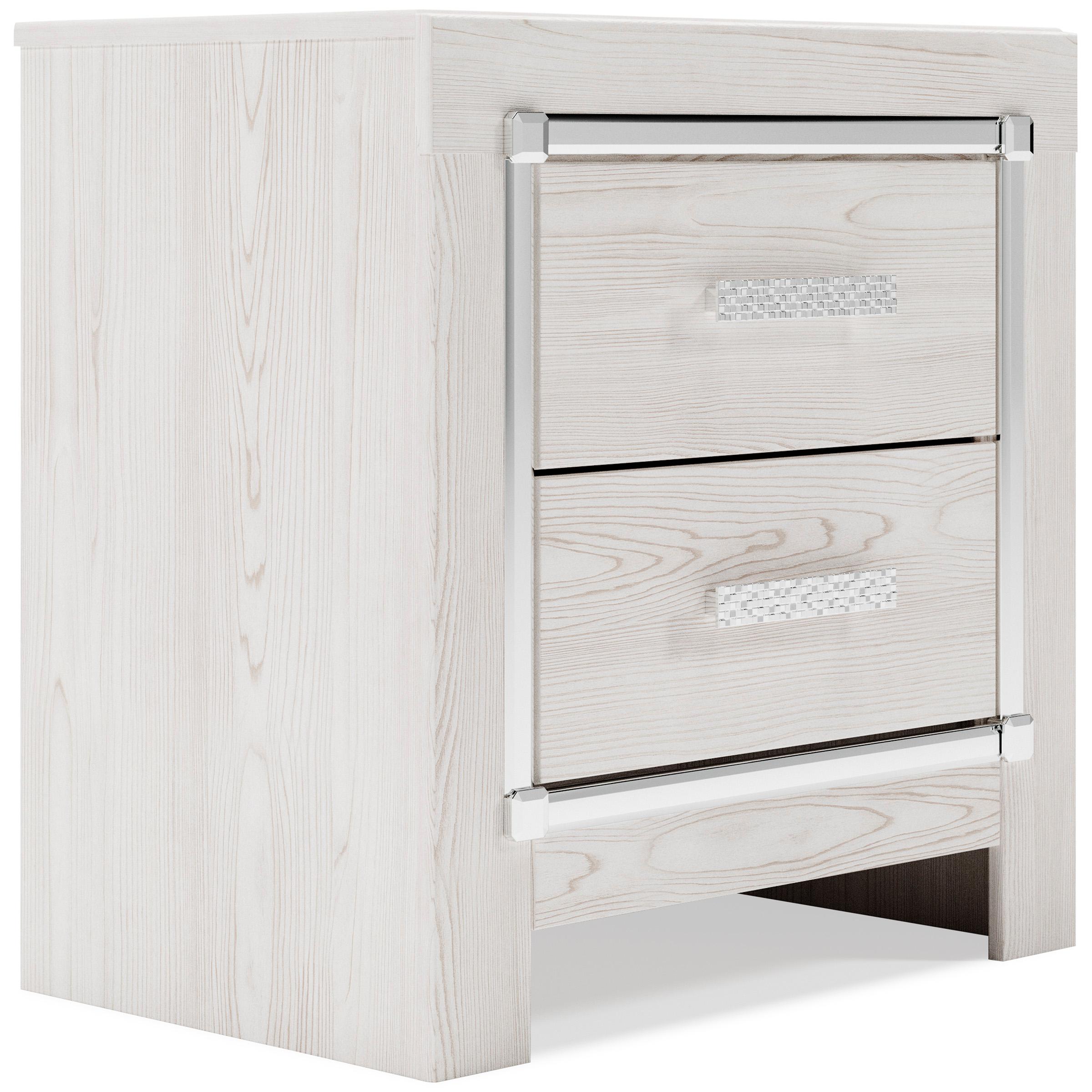 Signature Design by Ashley Altyra B2640-92 Two Drawer Night Stand IMAGE 2