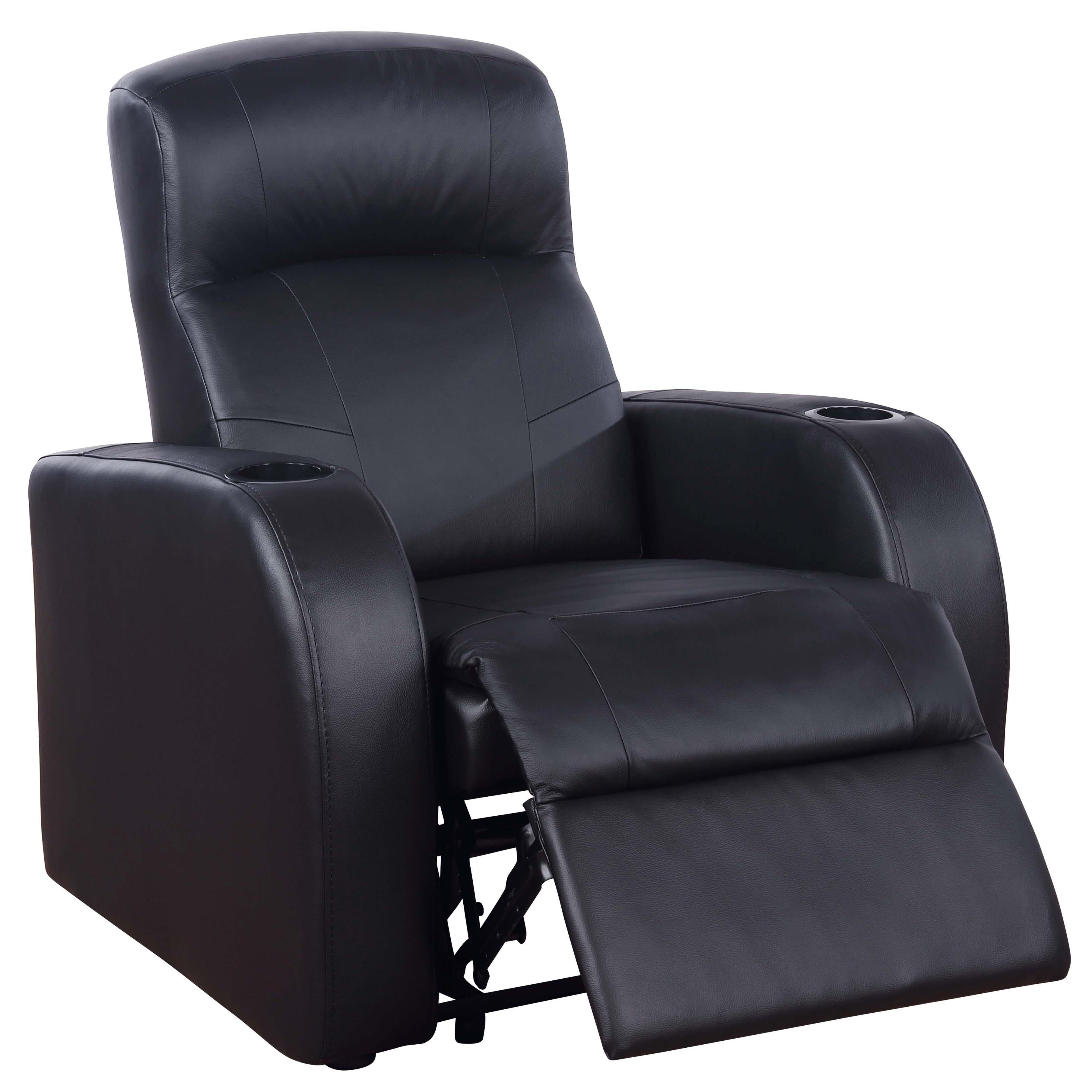  Coaster Furniture Cyrus 600001-S3B 3 pc Home Theater Seating IMAGE 2