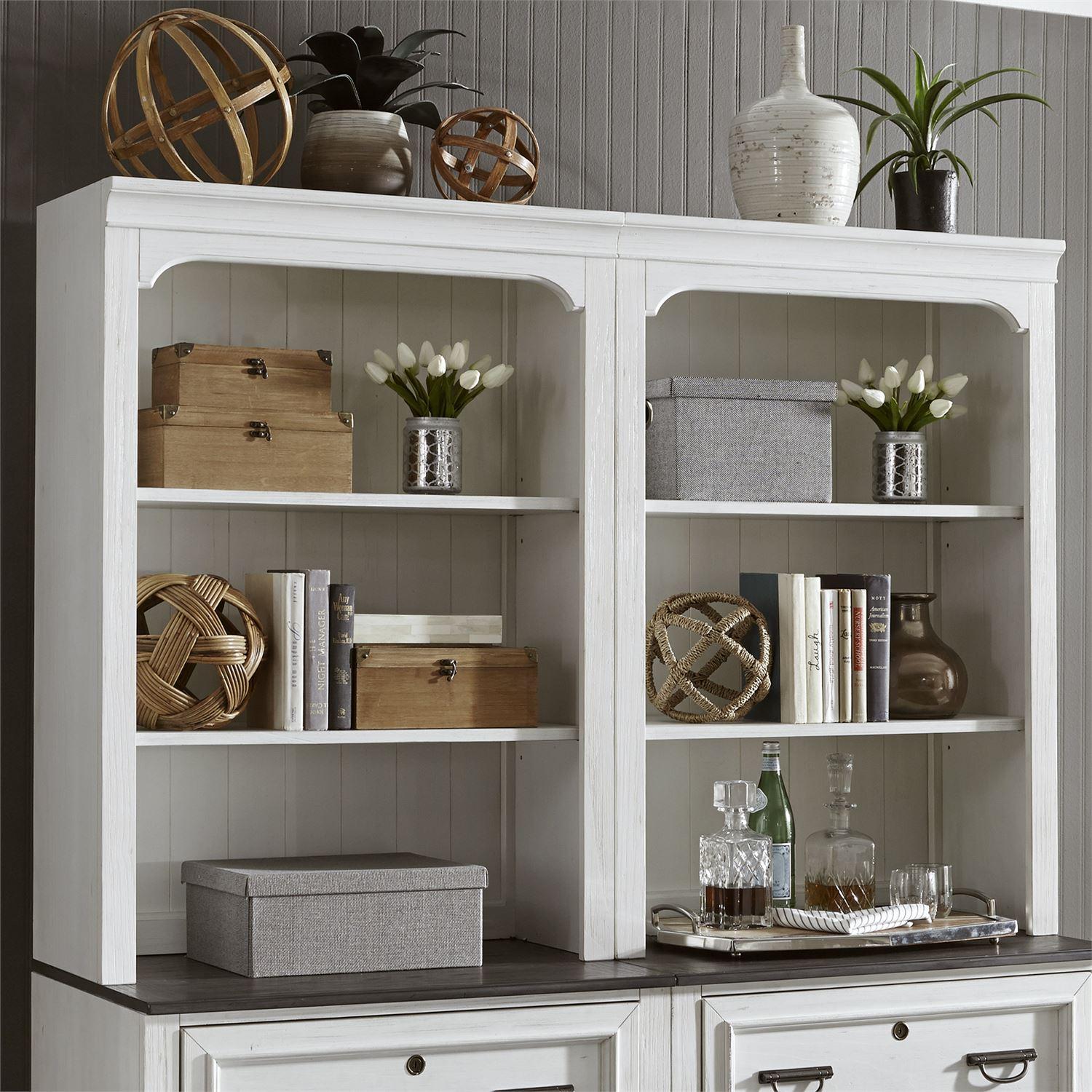  Liberty Furniture Industries Inc. Allyson Park 417-HO135 Bunching Lateral File Hutch IMAGE 2