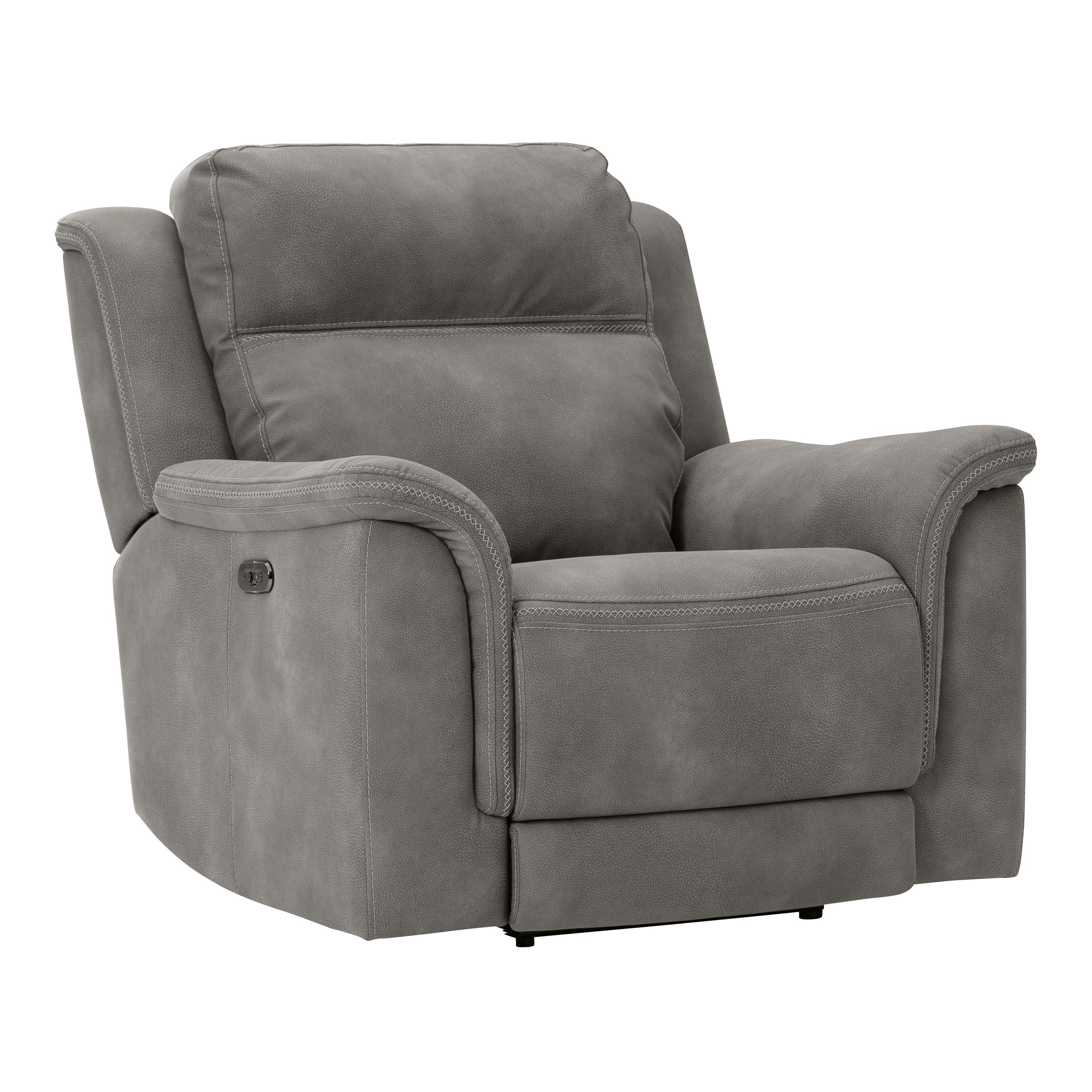 Manufacturer Color_Slate --  Signature Design by Ashley Next Gen DuraPella Power Leather Look Recliner IMAGE 1