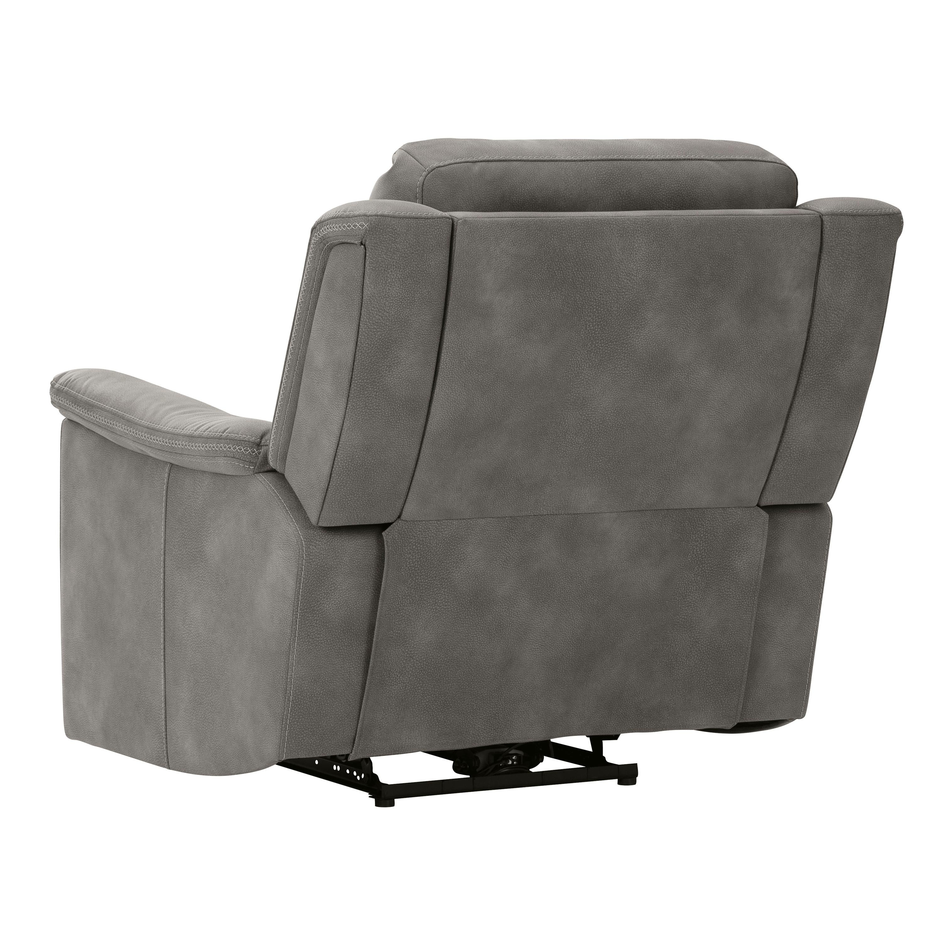  Manufacturer Color_Slate --  Signature Design by Ashley Next Gen DuraPella Power Leather Look Recliner IMAGE 5