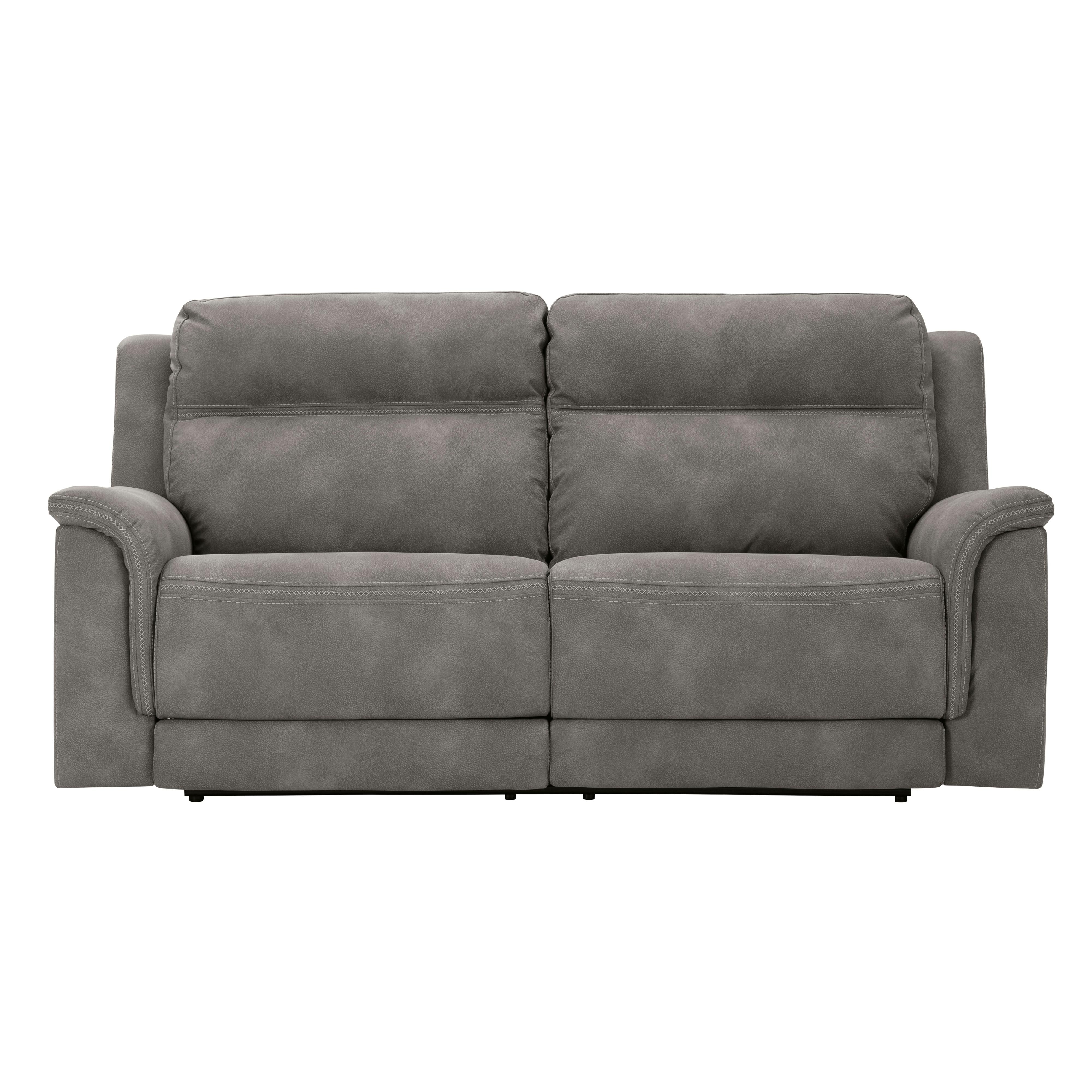  Manufacturer Color_Slate --  Signature Design by Ashley Next Gen DuraPella Power Reclining Leather Look Sofa IMAGE 3