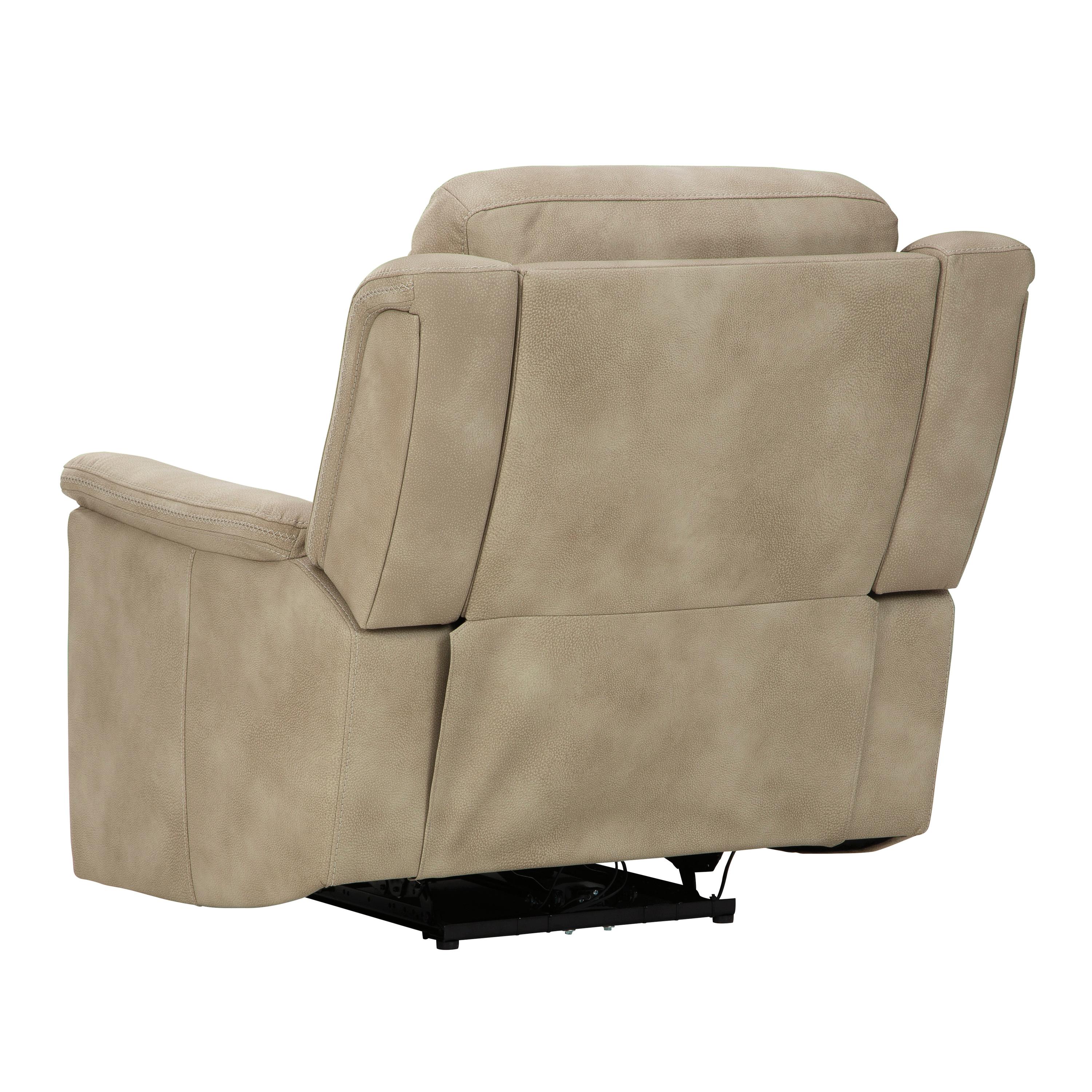  Manufacturer Color_Sand --  Next-Gen Durapella 5930213 Power Recliner with Adjustable Headrest IMAGE 5