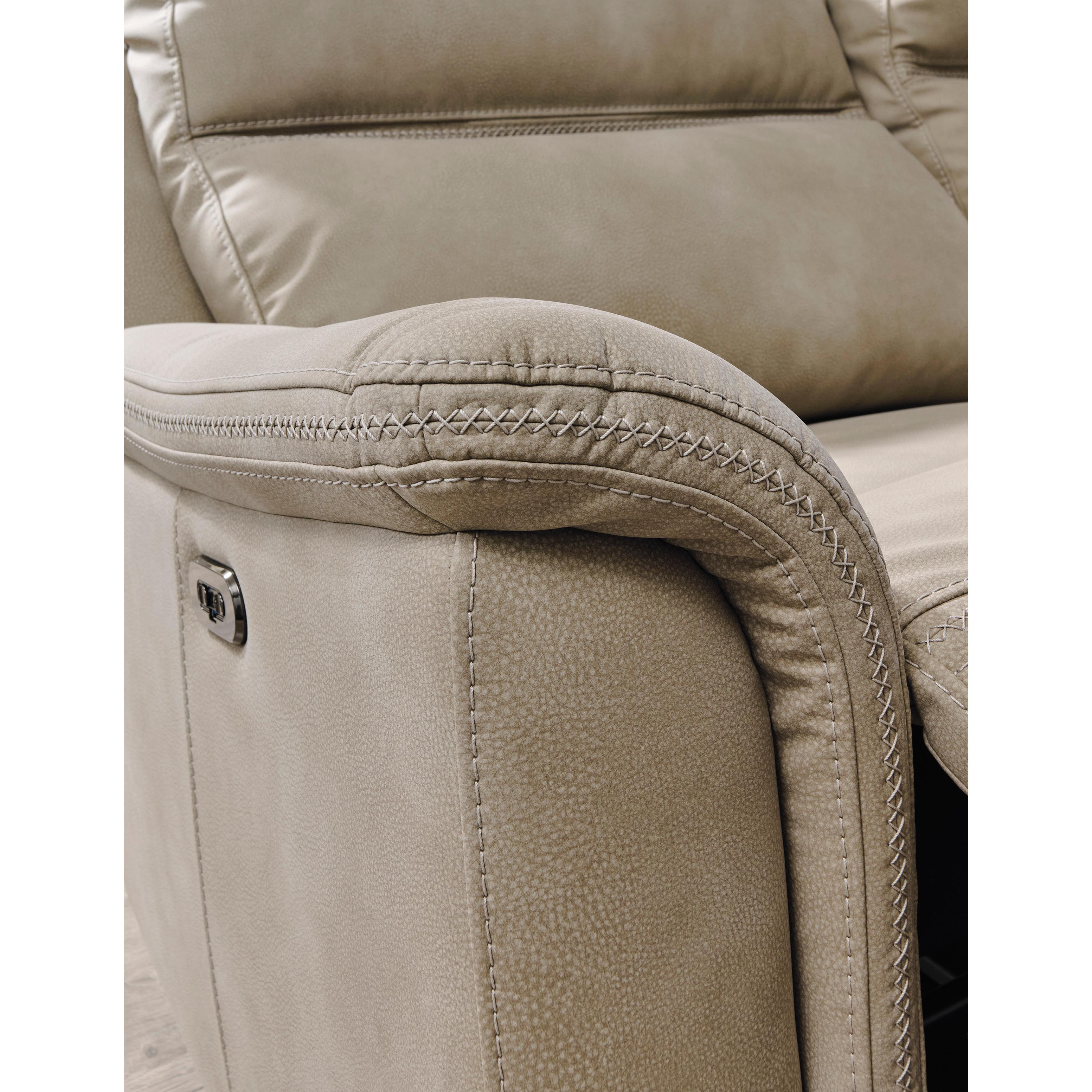  Manufacturer Color_Sand --  Next-Gen DuraPella 5930218 Power Reclining Loveseat with Console and Adjustable Headrest IMAGE 8