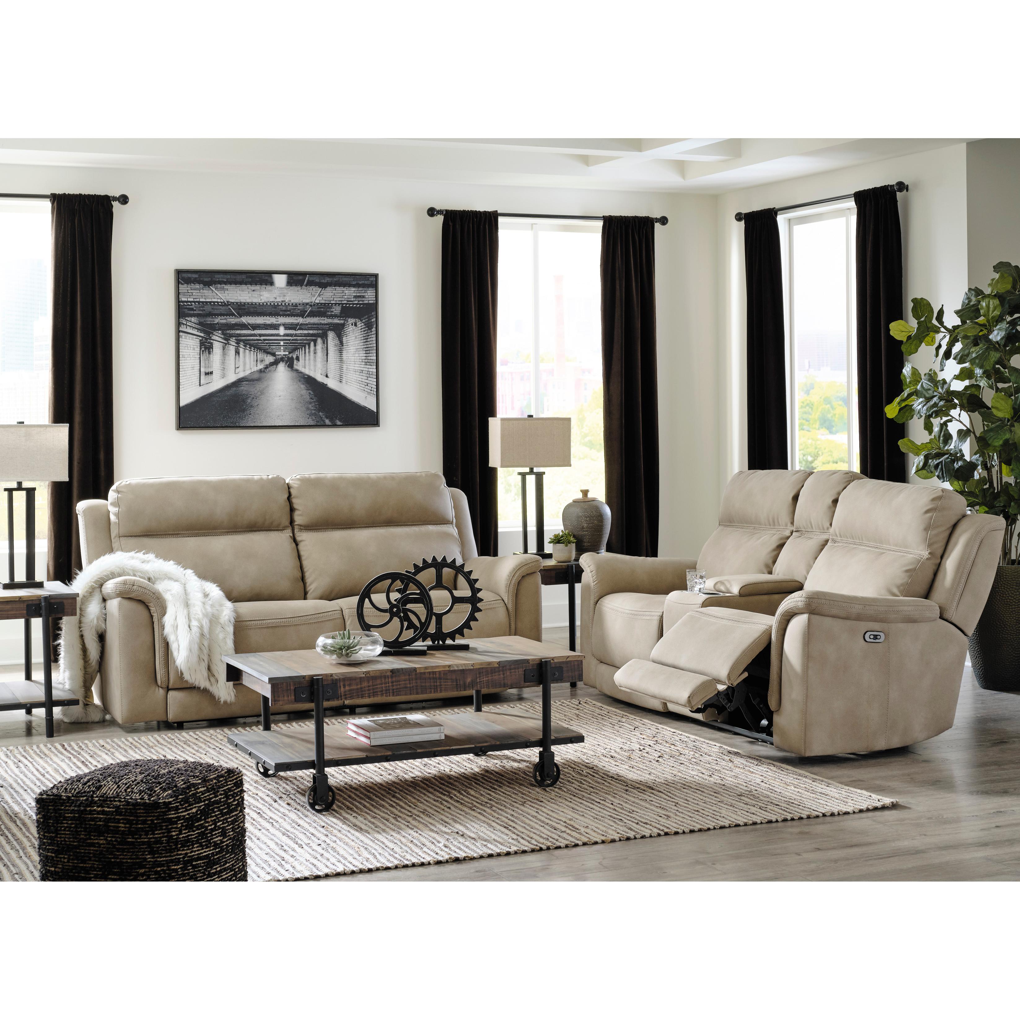  Manufacturer Color_Sand --  Next-Gen Durapella 5930247 2 Seat Power Reclining Sofa Adjustable Headrest IMAGE 12