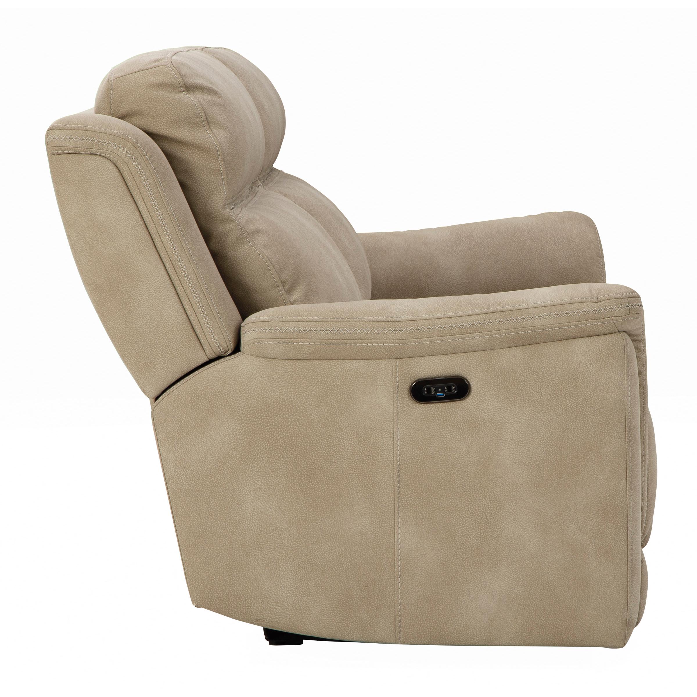  Manufacturer Color_Sand --  Next-Gen Durapella 5930247 2 Seat Power Reclining Sofa Adjustable Headrest IMAGE 4