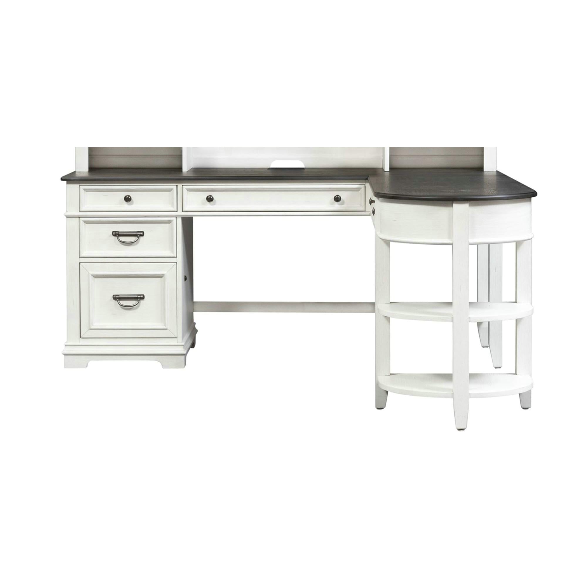 Liberty Furniture Industries Inc. Allyson Park 417-HOJ L Shaped Desk IMAGE 1