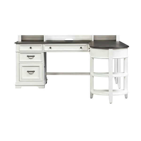 Liberty Furniture Industries Inc. Allyson Park 417-HOJ L Shaped Desk