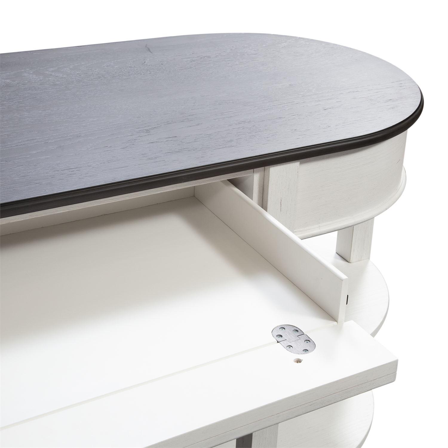  Liberty Furniture Industries Inc. Allyson Park 417-HOJ L Shaped Desk IMAGE 3