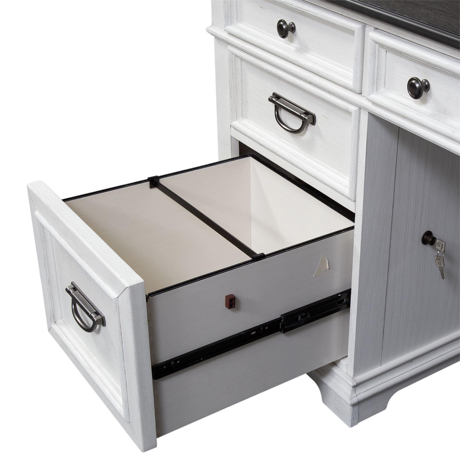  Liberty Furniture Industries Inc. Allyson Park 417-HOJ L Shaped Desk IMAGE 5