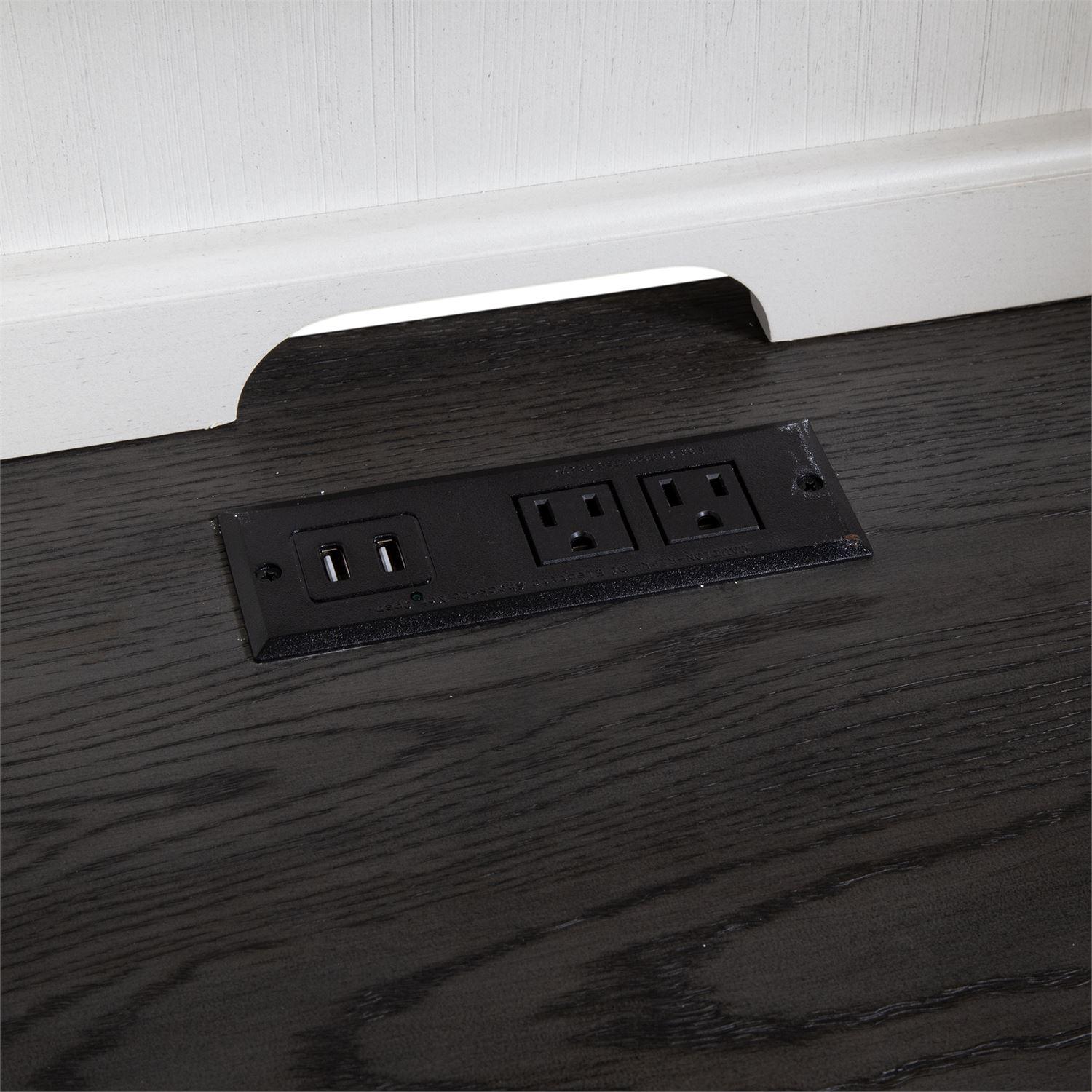  Liberty Furniture Industries Inc. Allyson Park 417-HOJ L Shaped Desk IMAGE 7