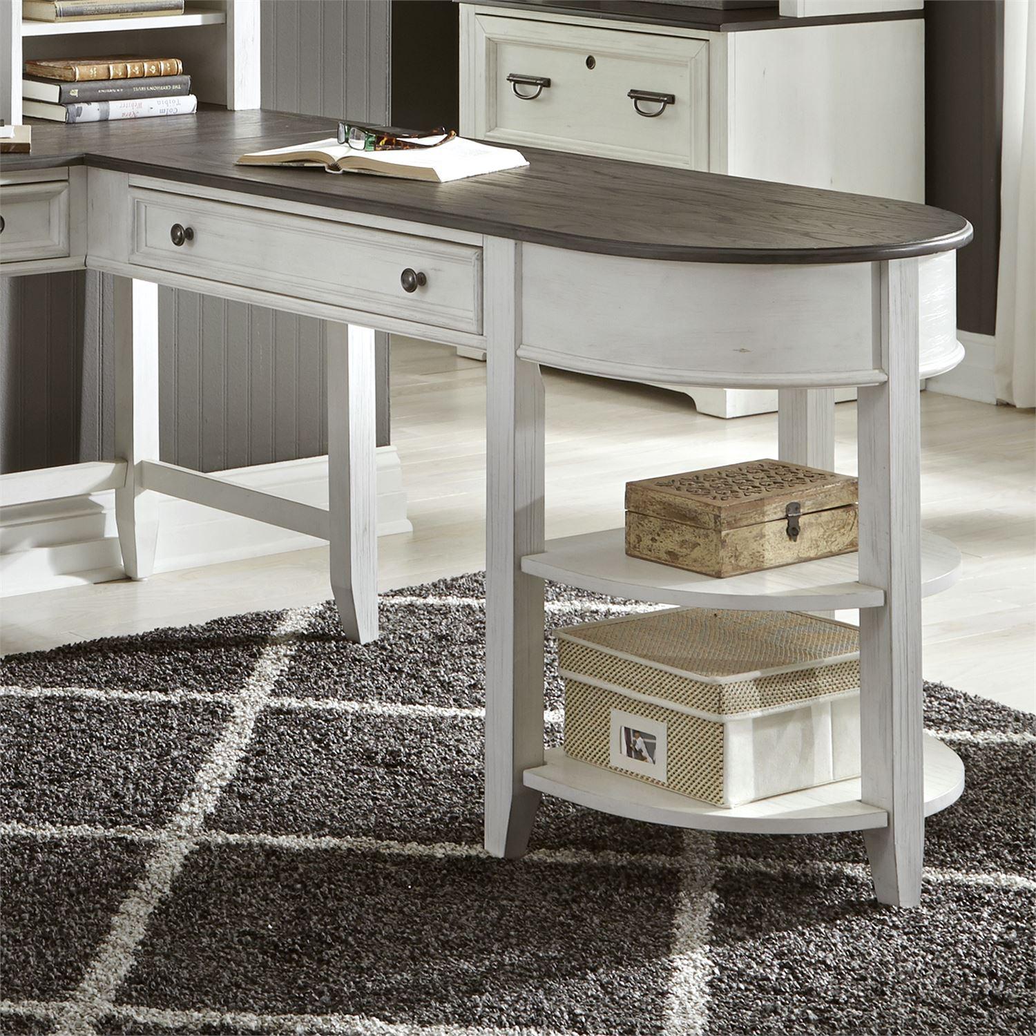  Liberty Furniture Industries Inc. Allyson Park 417-HOJ L Shaped Desk IMAGE 8