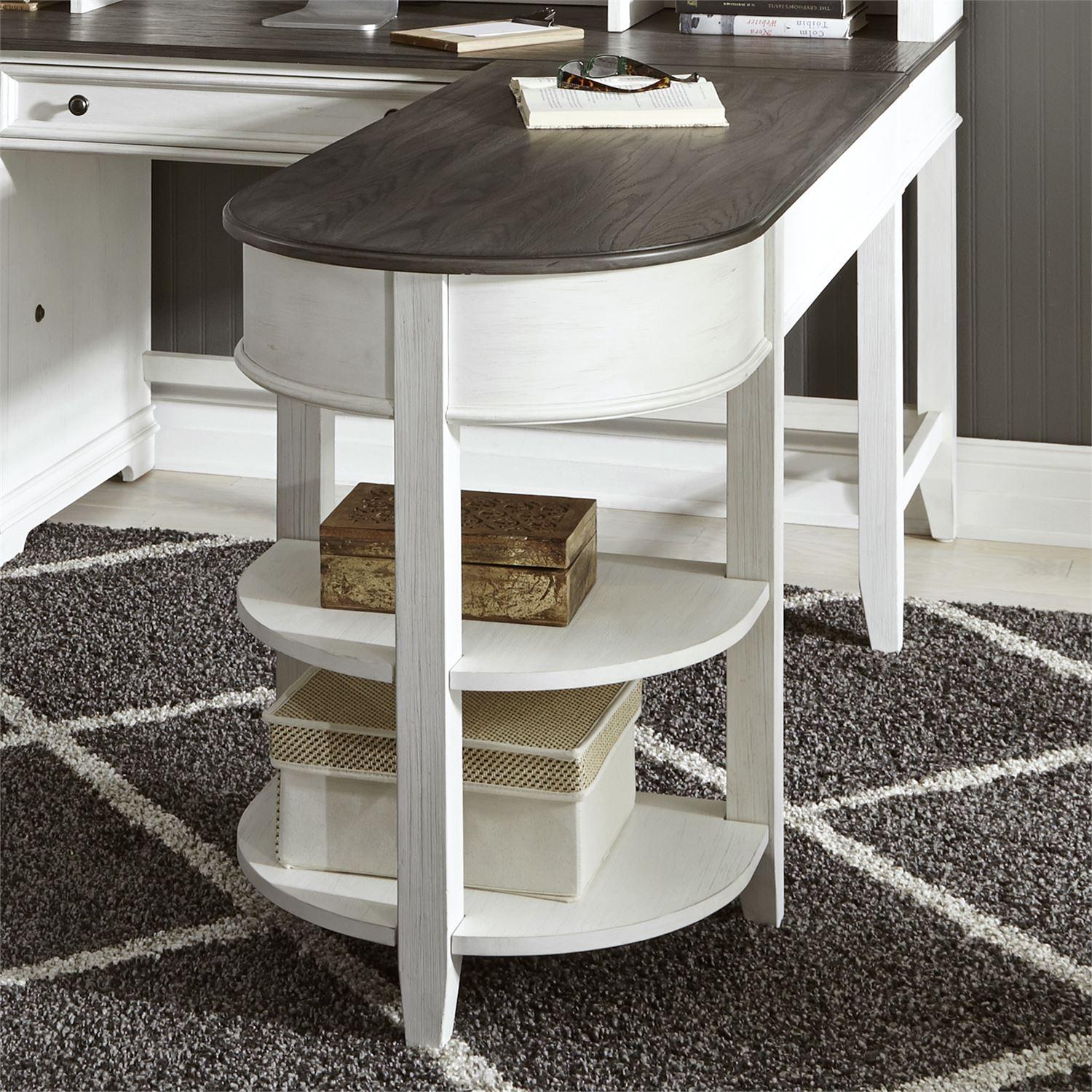  Liberty Furniture Industries Inc. Allyson Park 417-HOJ L Shaped Desk IMAGE 9